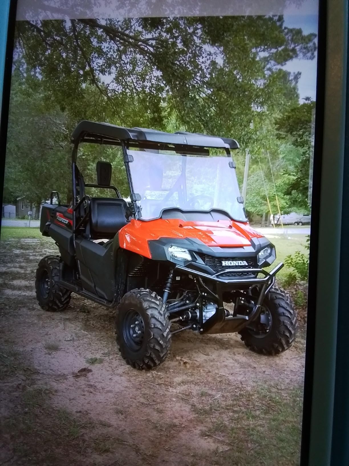 StarknightMT Pioneer 700 700-4 Vented Windshield 2014-2025, Scratch-Resistant Full Front Windshield UV-Resistant Windscreen Pioneer Accessories customer photo 1