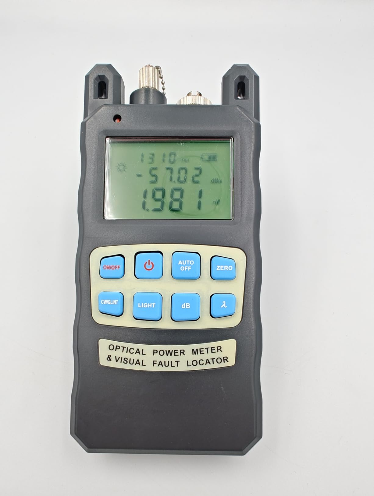 FiberShack - Optical Power Meter & 10km Fiber Tester Kit - Fiber Light Meter VFL & OPM Also Includes Carry Case, FC to ST, SC, SCAPC & LC Optical Jumpers, Couplers, Dust Caps & FC to LC/SC Adapters customer photo 1