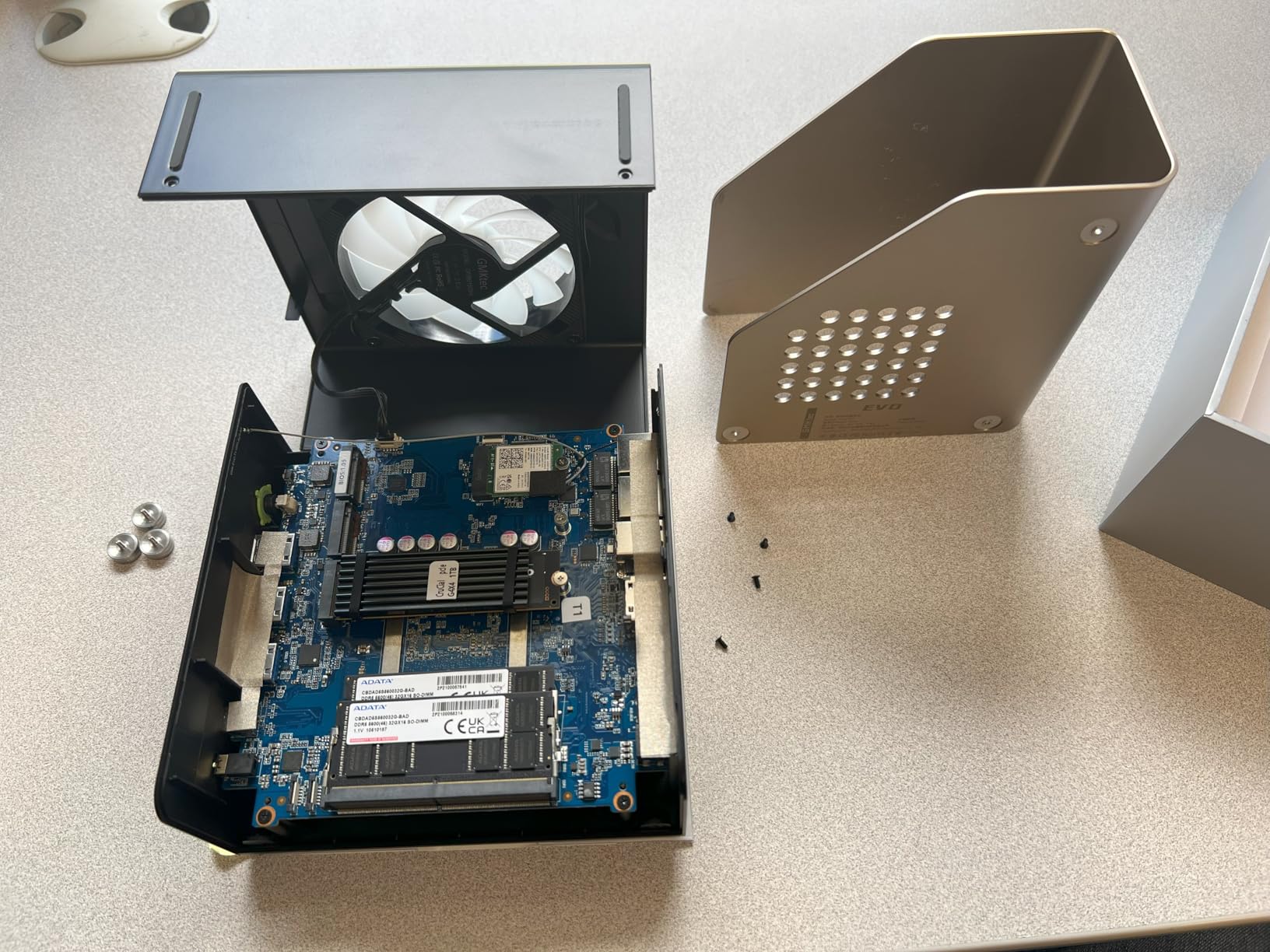 GMKtec Mini PC Workstation, Intel Core i9 13900HK(14C/20T) up to 5.4GHz, Mini Computer 32GB DDR5 RAM 1TB SSD, 8X USB Ports/COM/HDMI/DP Office Business customer photo 2