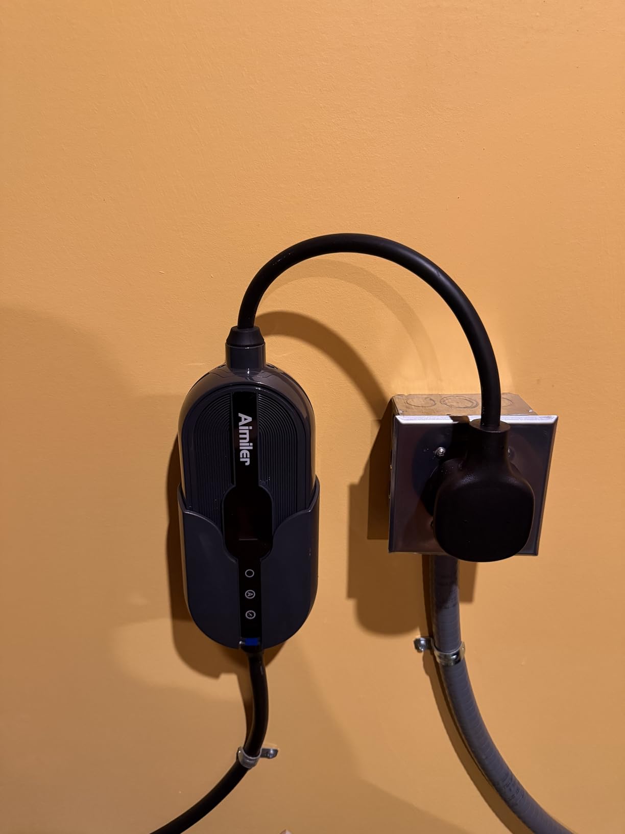 Level 2 Electric Vehicle (EV) Charger(WIFI APP/Plug-play), 40A, 25ft Cable ETL Certified, 220V-240V NEMA 14-50P Plug EVSE w/ J1772 Connector, Portable EV Car Charging Stations for Home Level 2 customer photo 2