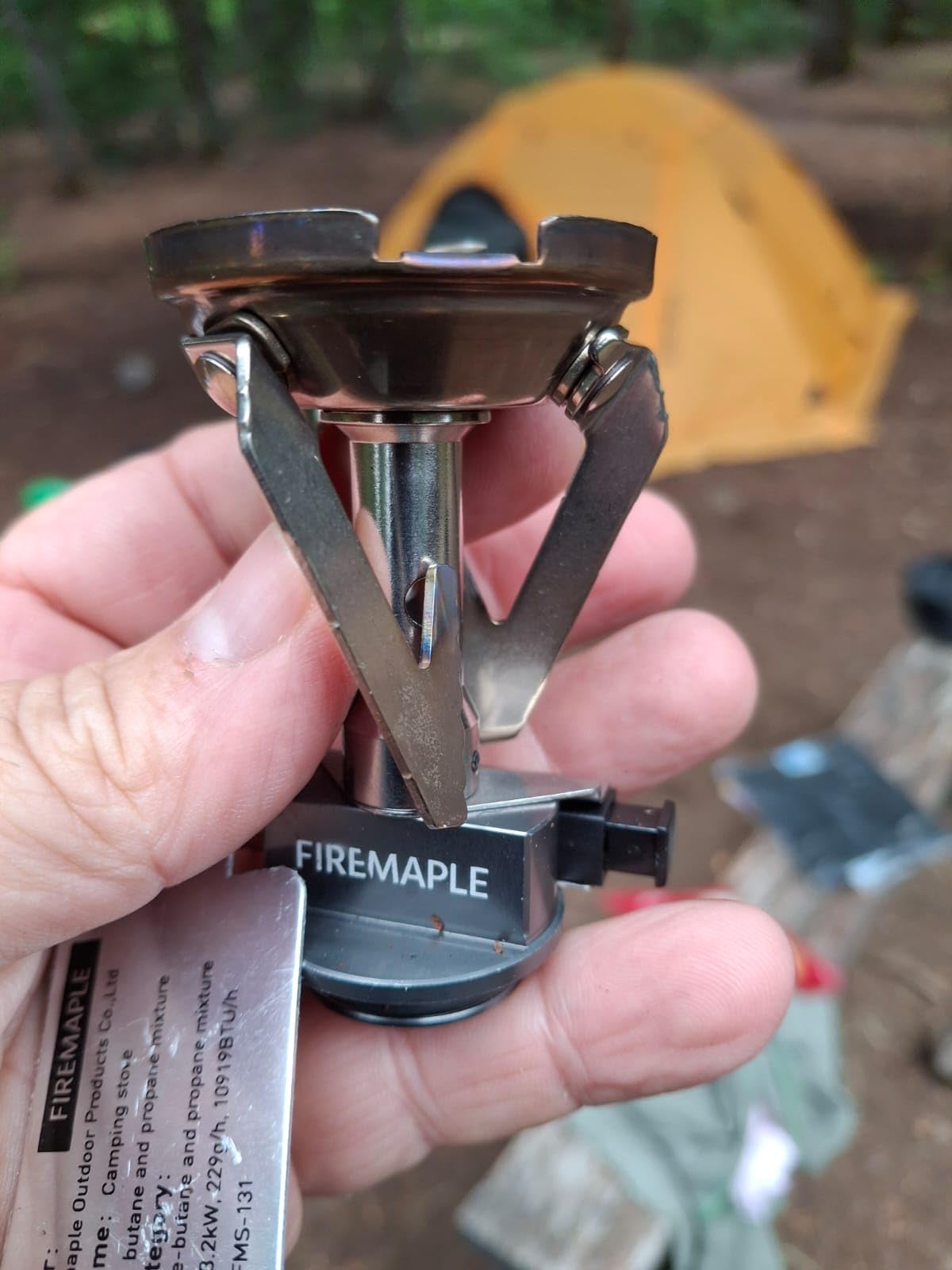Fire-Maple Torch Gas Stove - Ultralight Backpacking Camping Stove, Built-in Piezo Ignition, Stainless Steel & Aluminum Alloy, Compact & Portable, Ideal for Hiking & Outdoor Cooking customer photo 1