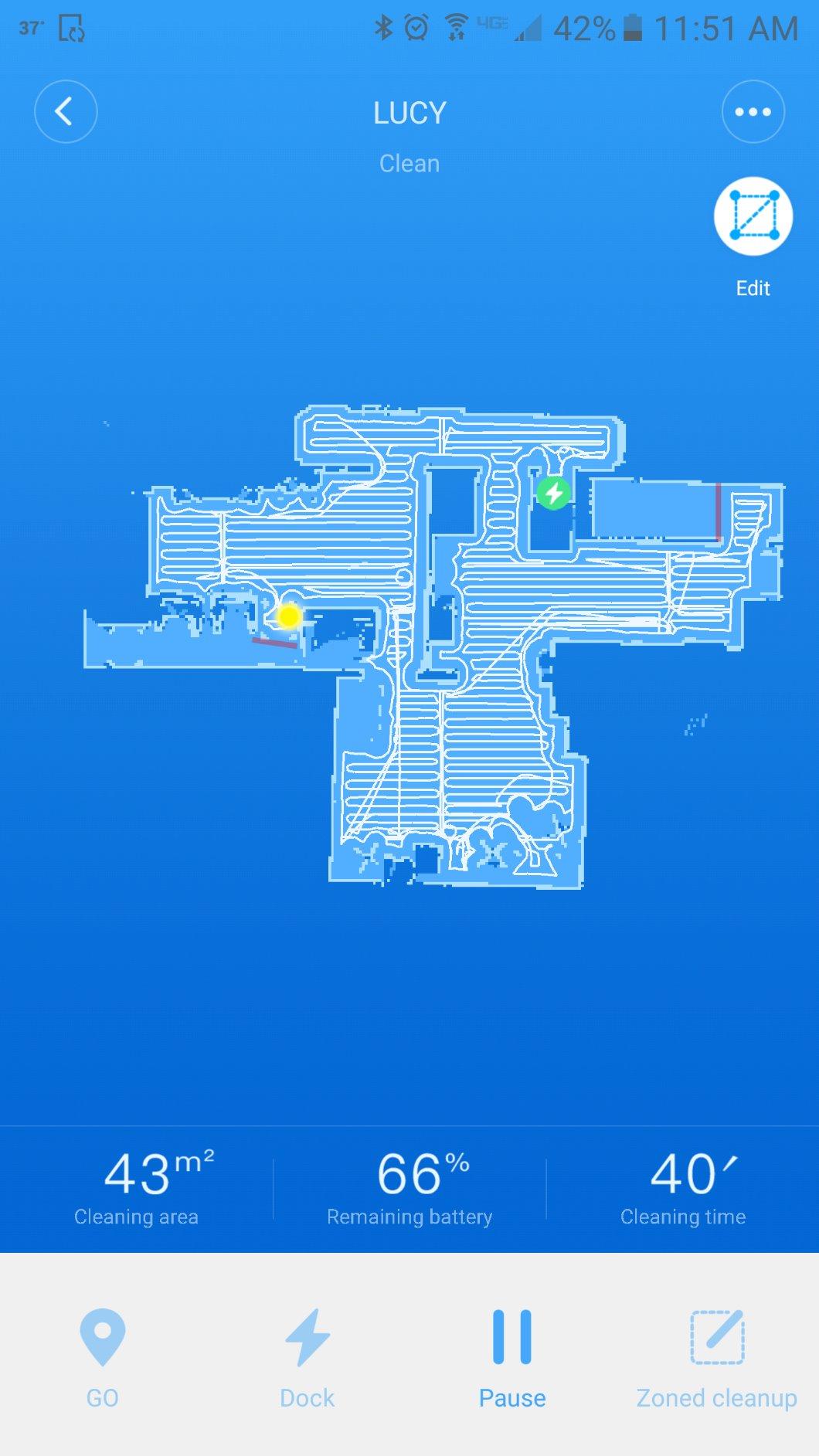 roborock Q7 M5+ Robot Vacuum and Mop, Upgraded from Q5 Max+, Up to 7-9 Weeks Self-Empty, 10000Pa Suction, Dual Anti-Tangle System for Pet Hair & Carpet, PreciSense LiDAR Navigation, App Control, White customer photo 2