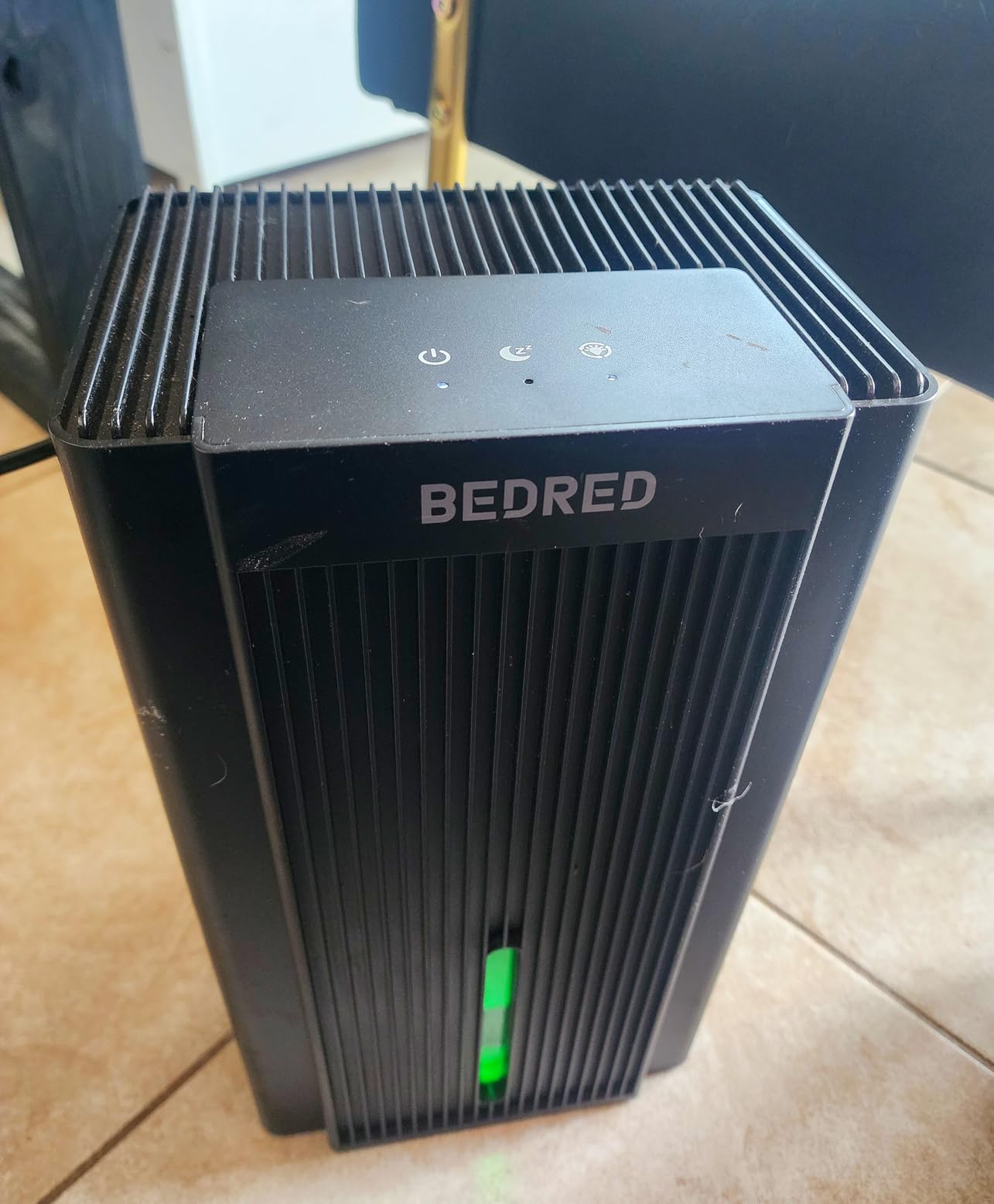 Dehumidifier, 95OZ Dehumidifier for Home 1000 Sq.Ft - Quiet with Auto Shut Off & Relaxing 7 Color Ambient Light,Ideal for Livingroom, Bedroom, Basement(Black) customer photo 1