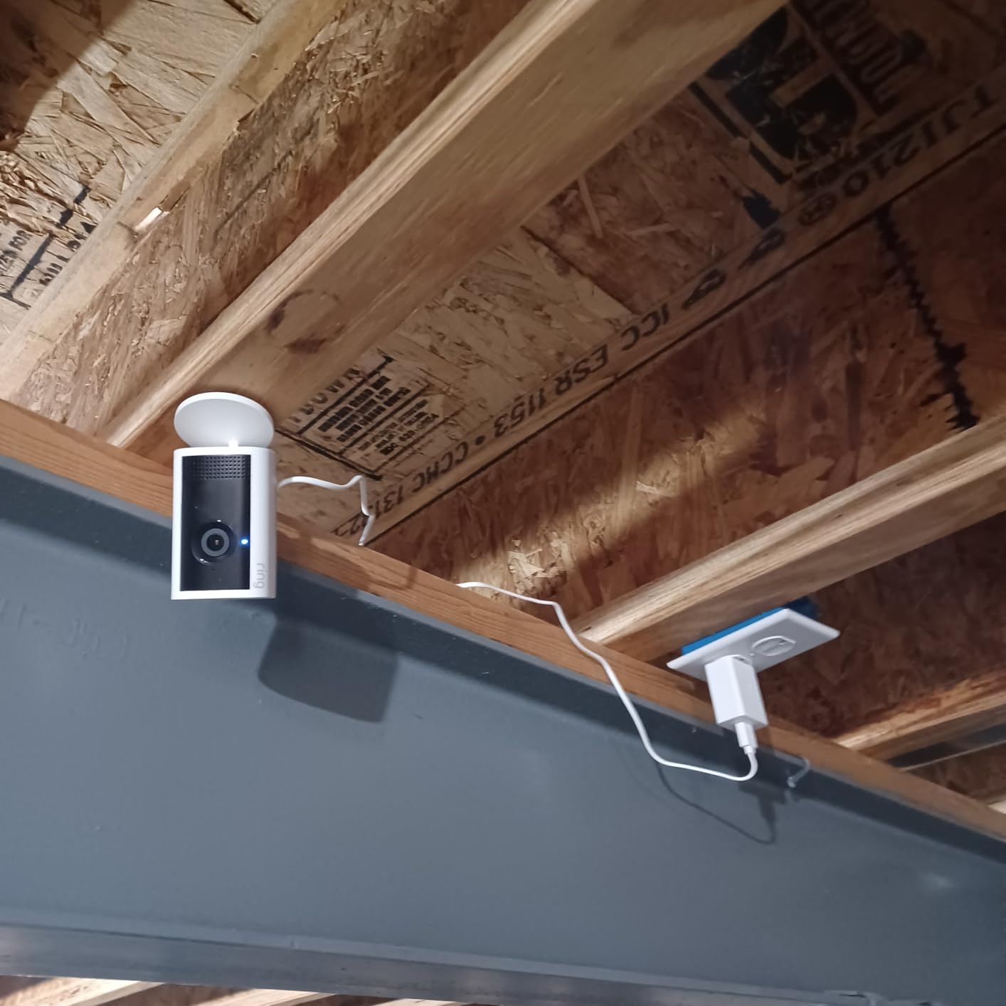 Ring Indoor Cam Plus (newest model), Home or business security, Retinal 2K for crisp, true-to-life video quality, 4x Enhanced Zoom, Low-Light Sight, White customer photo 2