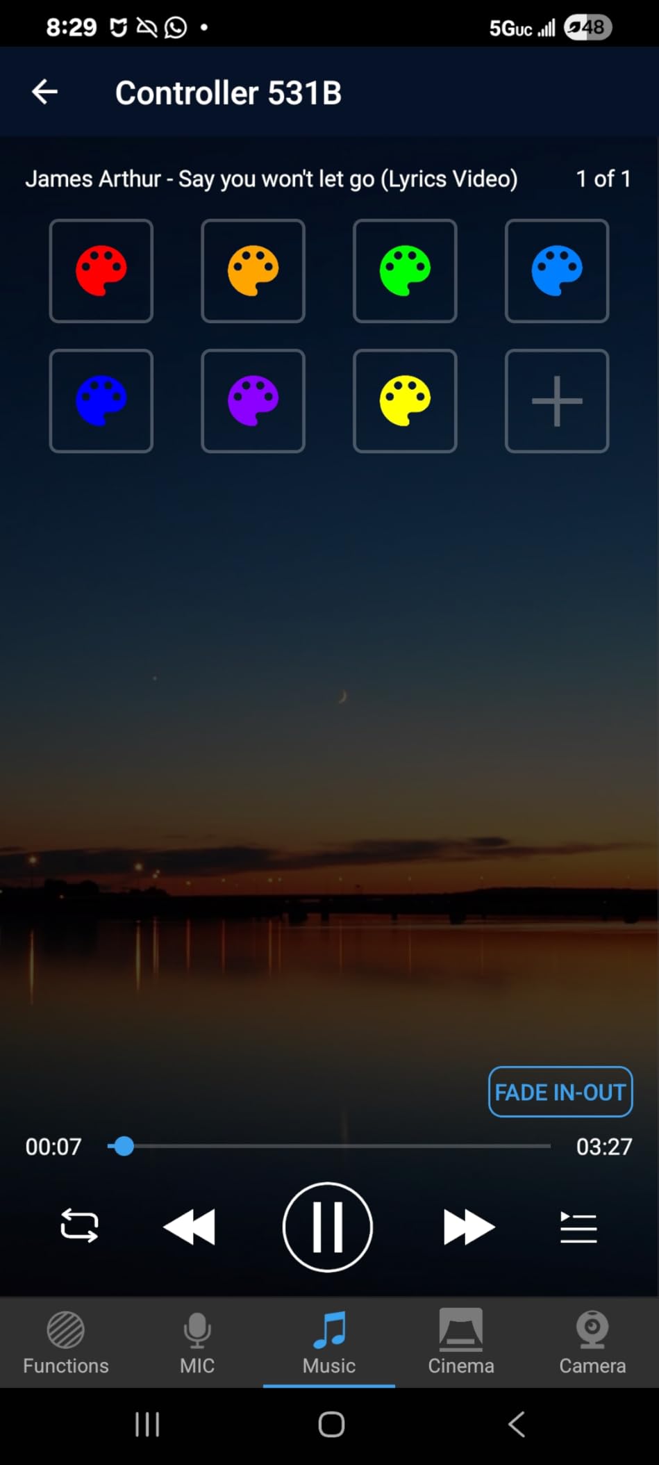 Smart LED Pool Lights for Inground Pool, Wall Mounted, 54W 12V, 10 Inch, 50FT Cord, Remote & App Control, Underwater Swimming Pool Light Fixture for Large Wet Niches customer photo 2