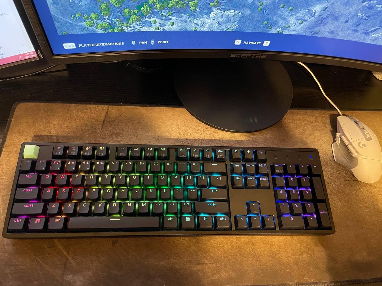 Keychron K10 HE Rapid Trigger Gaming Keyboard Wireless, Hall Effect Magnetic Switch Hot Swappable, 2.4 GHz/Bluetooth/Wired Adjustable Actuation, Full-Size Custom RGB for Mac Windows Linux customer photo 1