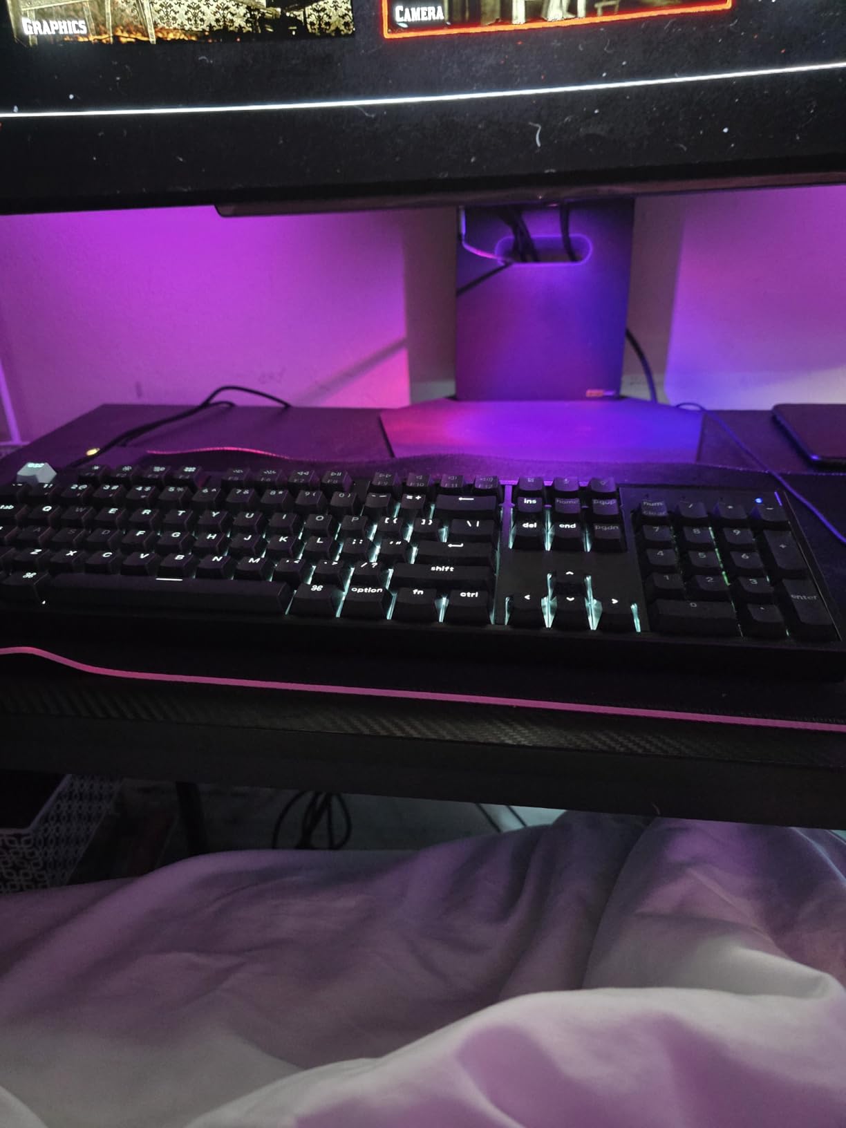 Keychron K10 HE Rapid Trigger Gaming Keyboard Wireless, Hall Effect Magnetic Switch Hot Swappable, 2.4 GHz/Bluetooth/Wired Adjustable Actuation, Full-Size Custom RGB for Mac Windows Linux customer photo 2