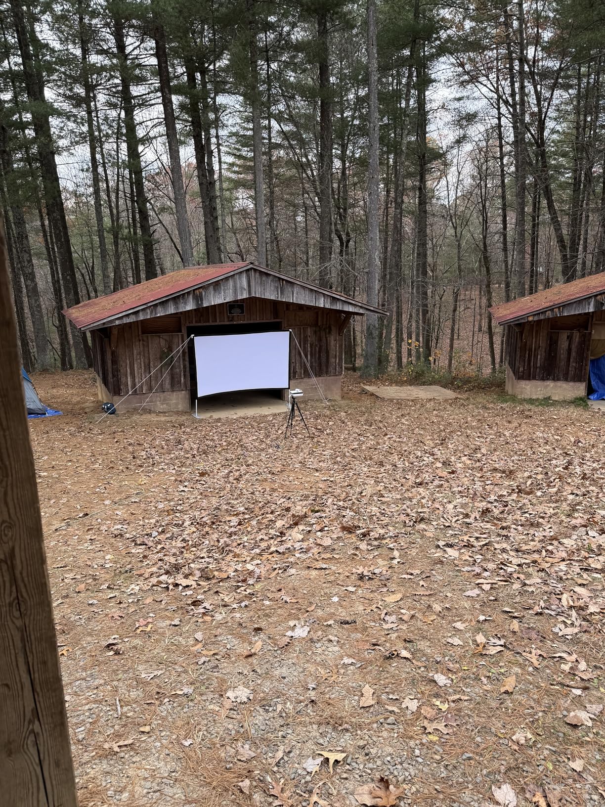 Outdoor Projector Screen with Stand 100 Inch: Portable Projection Screen 16:10 4K HD Outdoor Movie Screen with Carry Bag for Home Backyard Theater customer photo 1