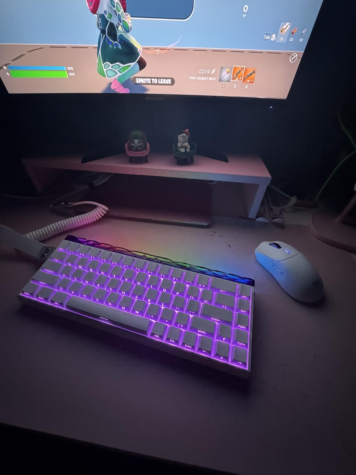 AULA Hero 68 HE 60% Gaming Keyboard Wired, Hall Effect Magnetic Switch Keyboard with Adjustable Actuation, Fast Trigger Mode, 8K Hz Polling Rate, 0.125ms Latency,Side Printed PBT Keycaps, RGB Backlit customer photo 1