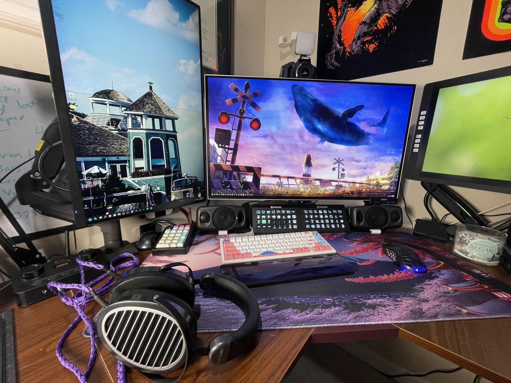 Fosi Audio K7 DAC Headphone Amp, Desktop USB C Digital to Analog Audio Converter for Workspace and Gaming PC PS5, Optical/Coaxial/Bluetooth aptX HD LL/Microphone Input, 3.5mm/4.4mm Balanced/RCA Output customer photo 1