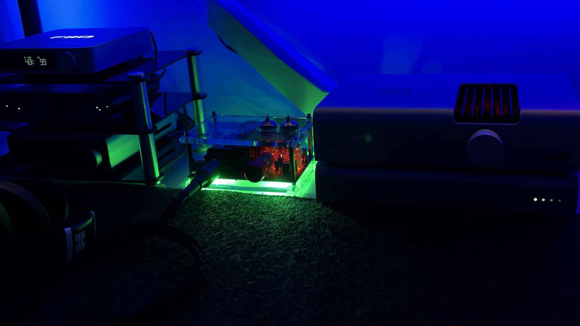 Apos Gremlin Headphone Amp Headphone Tube Amplifier, Class A Balanced Tube Amp, Replaceable Tubes 12au7, 6922/XLR, 4.4mm Balanced Interface. Amp for HiFi Desktop Speakers customer photo 2