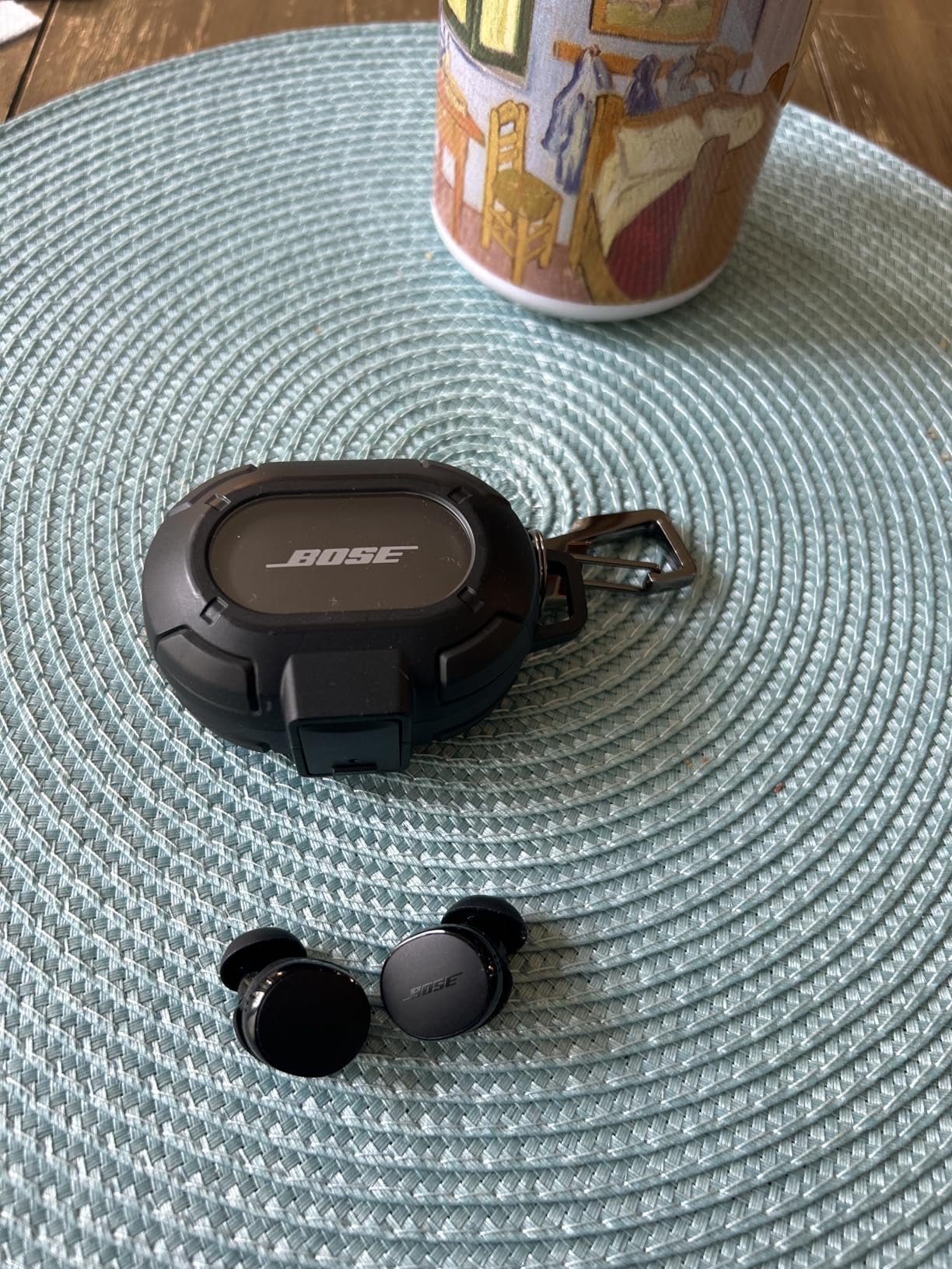 Bose QuietComfort Earbuds - True Wireless Bluetooth Earbuds with Active Noise Cancellation and Mic, USB-C Charging, IPX4 Rating, Up to 8.5 Hours of Playtime, Twilight Blue - Limited Edition Color customer photo 1