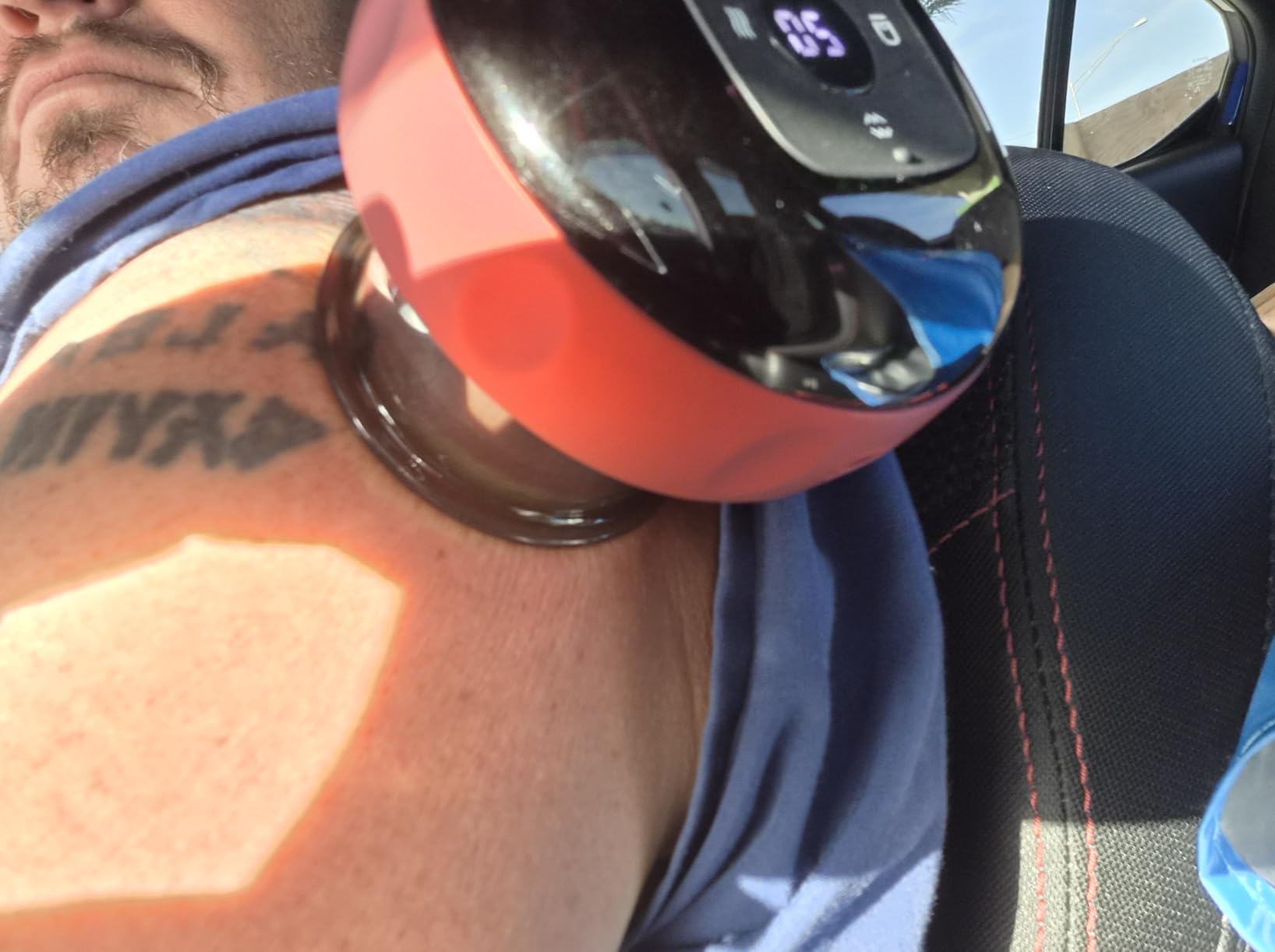 5-in-1 Smart Cupping Therapy Set 2pcs, 12-Level Temperature & Suction Control, Massage Cupping Kit for Targeted Pain Relief, Neck/Shoulder/Back Muscle Soreness & Blood Circulation Improvement customer photo 2