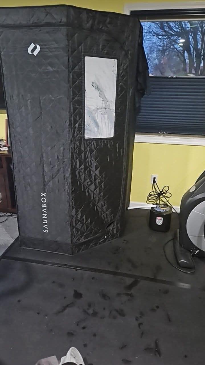 SAUNABOX SmartSteam Kit Pro | Personal Steam Sauna for Home Use | Portable Sauna Tent with Chair, Mat & Case | Full-Body Steam Therapy for Relaxation, Detox & Recovery customer photo 1