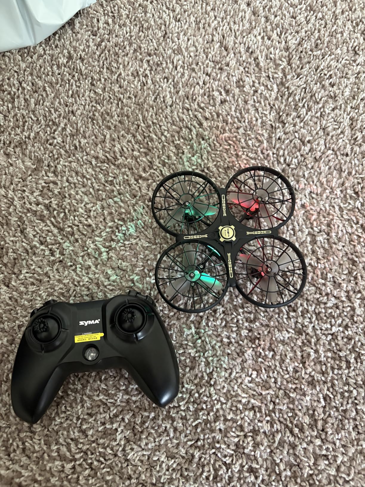 SYMA X100 Drone for Kids 8-12, Automatic Obstacle Avoidance, Up to 20 Mins Flight Time (2 Batteries), One-Key 360° Flips and Altitude Hold, Full-Guard Safe Indoor Drone Gift for Boys & Girls customer photo 1