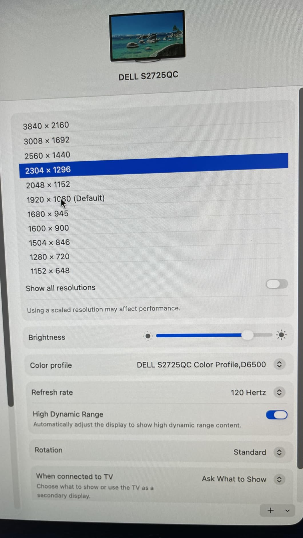 Dell 27 Plus 4K USB-C Monitor - S2725QC - 27-inch 4K (3840 x 2160) 120Hz 16:9 Display, AMD FreeSync Premium, sRGB 99%, Integrated Speakers, 1500:1 Contrast Ratio, Comfortview - Ash White customer photo 1