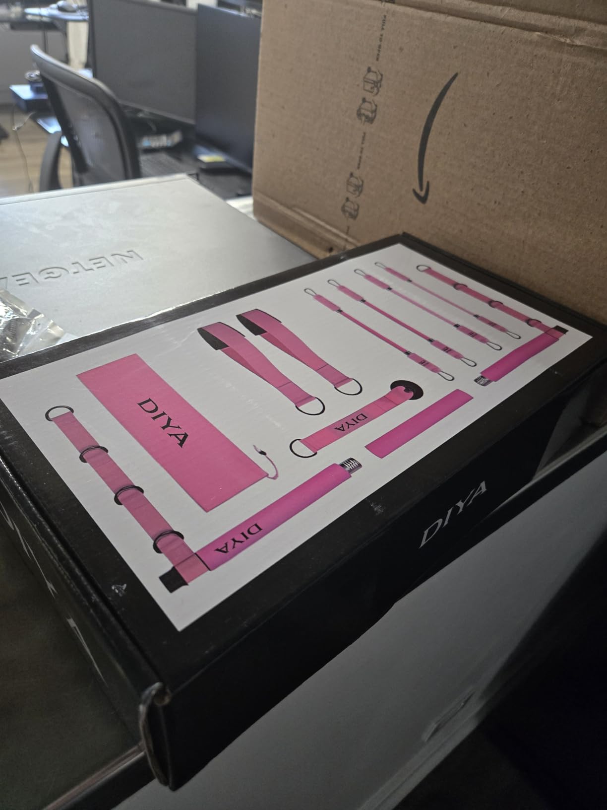 Pilates Bar Kit with Resistance Bands 140 lbs - Adjustable Portable Home Gym Workout Equipment for Women & Men - Full Body Fitness Bar for Legs, Glutes, Arms, Core & Back customer photo 2