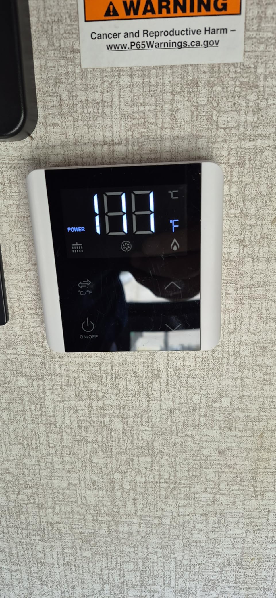 RV water heater, 11Gen 65000 BTU Tankless Water Heater, with 15 x 15 inches Door, 12v DC, High Altitude Available RV Instant Propane Hot Water Heater with showerhead (White) customer photo 2