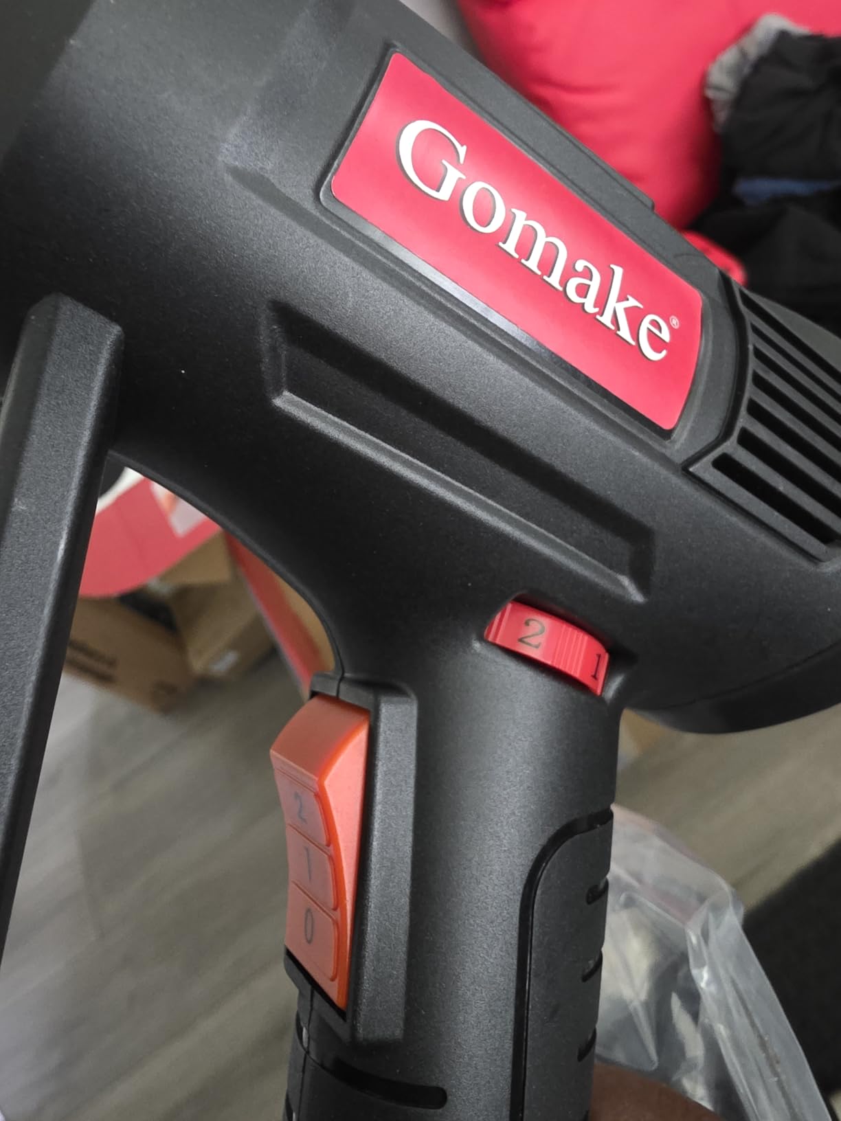 Gomake Vinyl Wrap Tool Window Tinting Kit with Heat Gun 16FT Cord,Sponge Roller,Magnet Holder,Vinyl Tucking Tool,Tint Squeegee, Film Cutter for Car Wrapping, Graphics and Decal Installation customer photo 2