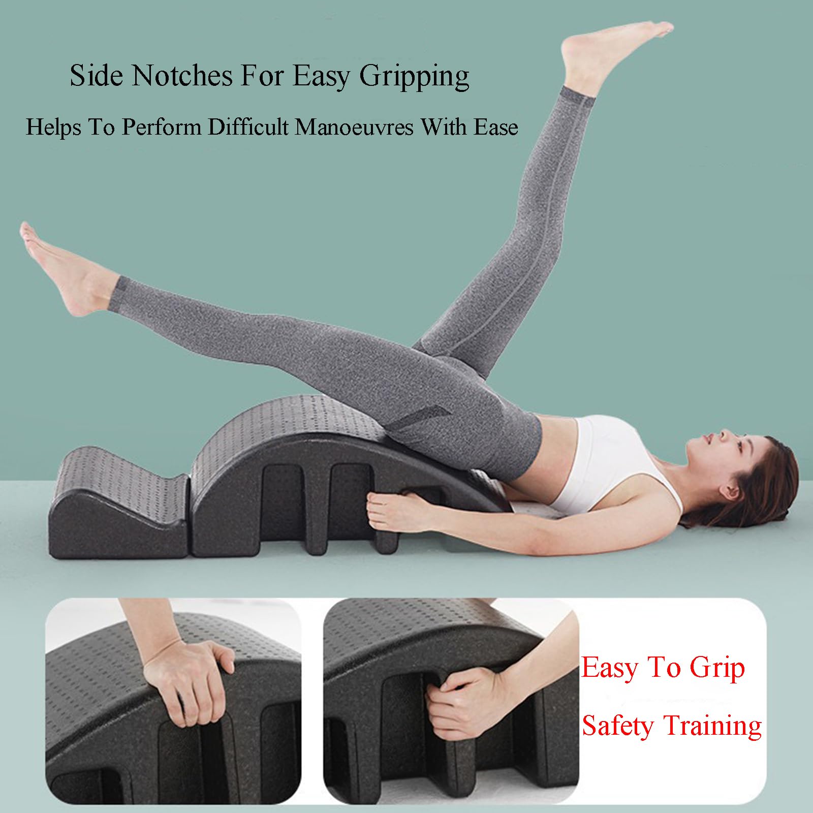 Spine Corrector Pilates, S Curve for Balance Pilates Spine Corrector Equipment Core Strengthening and Back Pain Relief customer photo 1