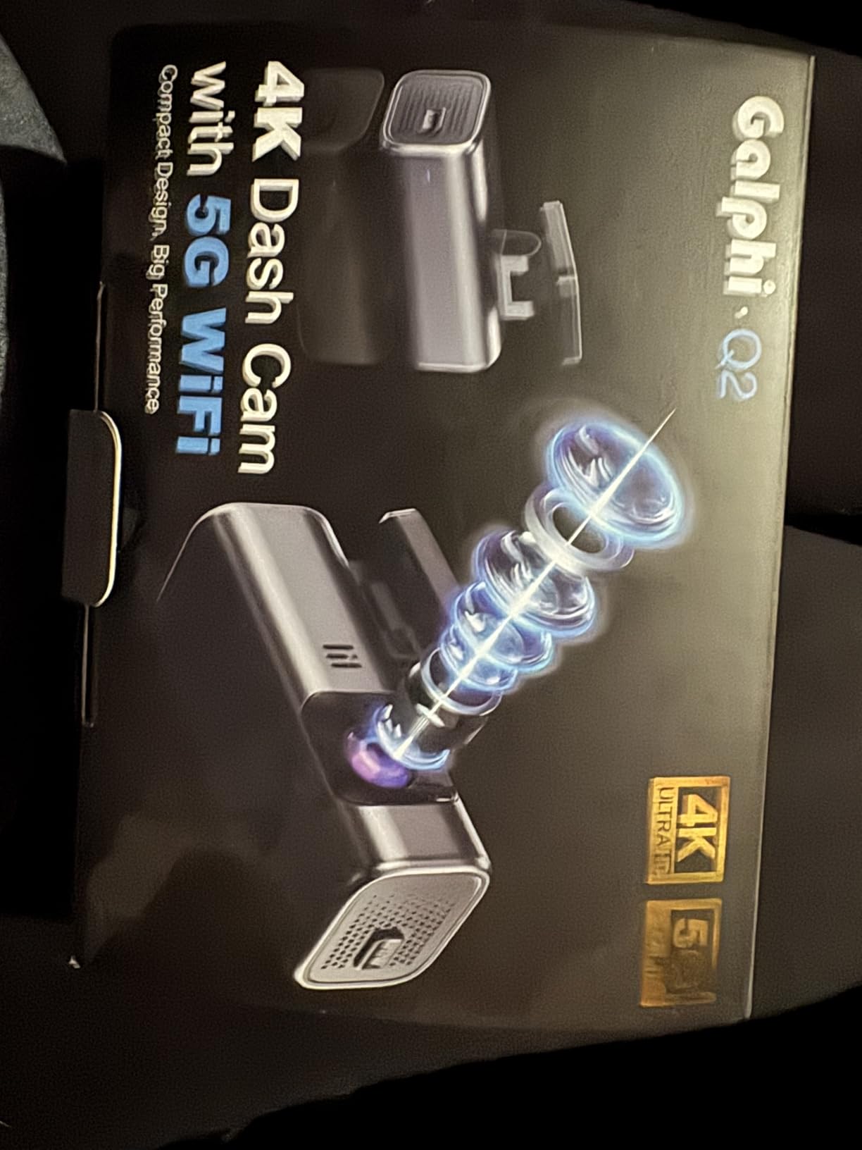 4K Dash Cam Front, Built-in 5G WiFi, 64GB Card Included, Dash Camera for Cars, Mini Dashcam with Super Night Vision, Loop Recording, G-Sensor, 24 Hours Parking Monitor, Support 256GB Max customer photo 1