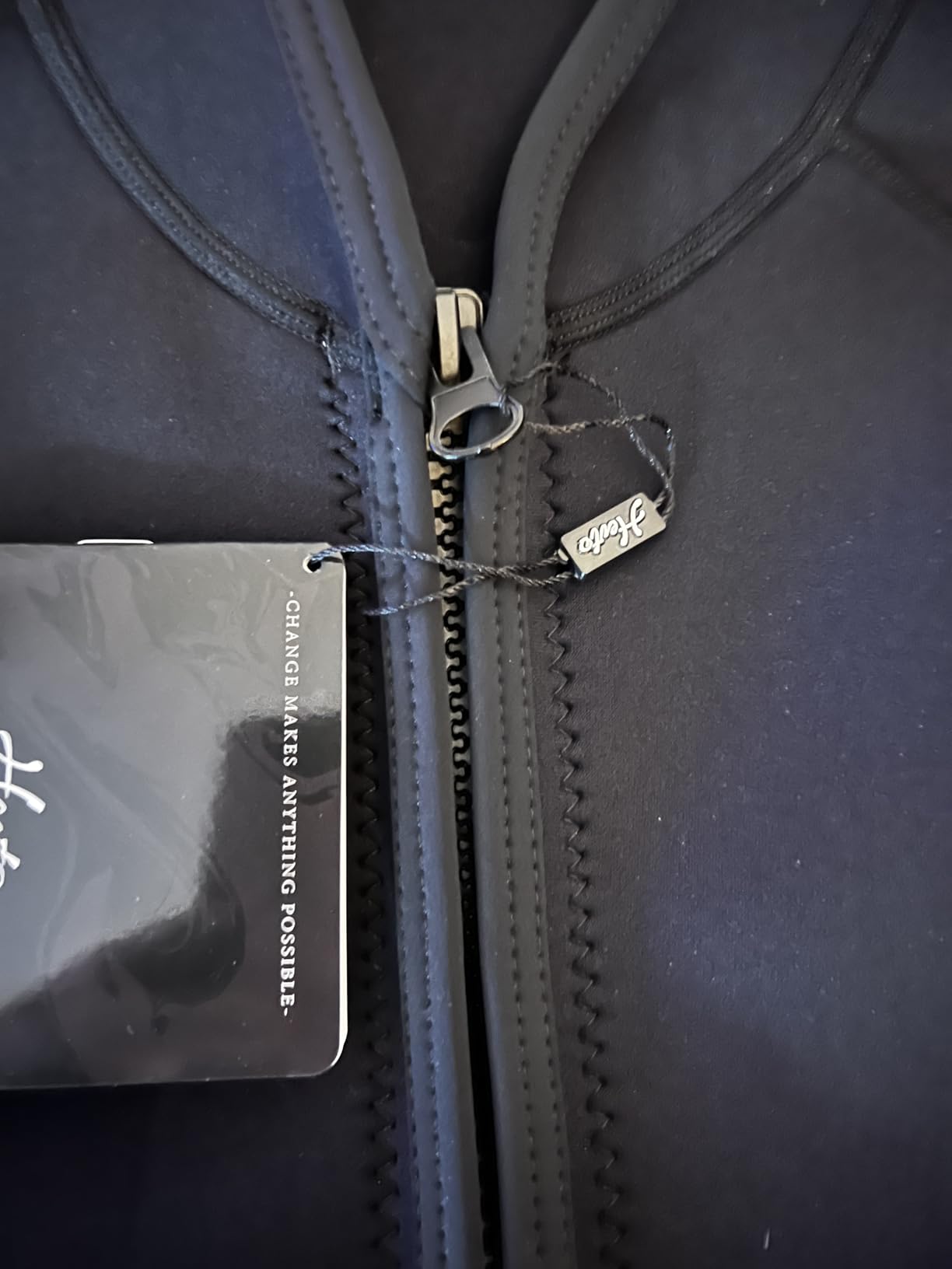 Hevto Wetsuits Men 3/2mm Neoprene Front Zip Shorty Full Wet Suit in Cold Water for Swimming Surfing Diving Keep Warm customer photo 2