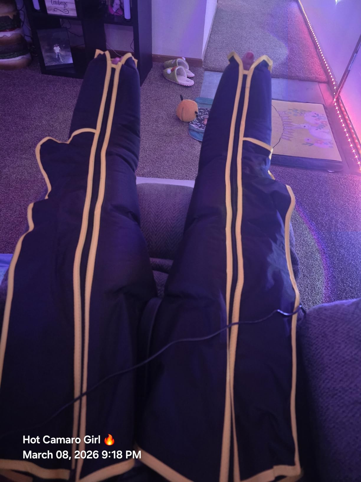 Air Compression Leg Massager, Professional Sequential Foot & Full Leg Massager for Circulation and Pain Relief, Fast Recovery Compression Boots for Athletes, Gifts for Men Women customer photo 1