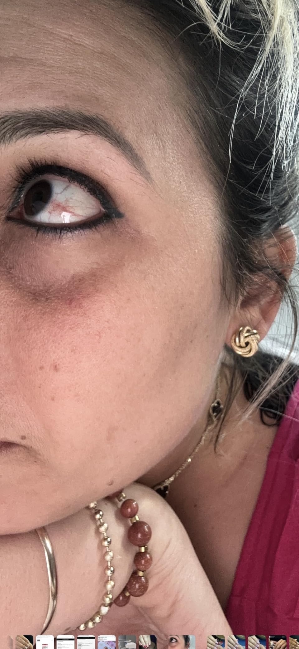 INIA 4-in-1 Eye Massager Tool Under Eye Red Light Therapy for Face, Eye Lift Depuffing Wand with Heat & Vibration for Dark Circles, Puffiness & Skin Firming - Enhances Skincare Routine customer photo 2