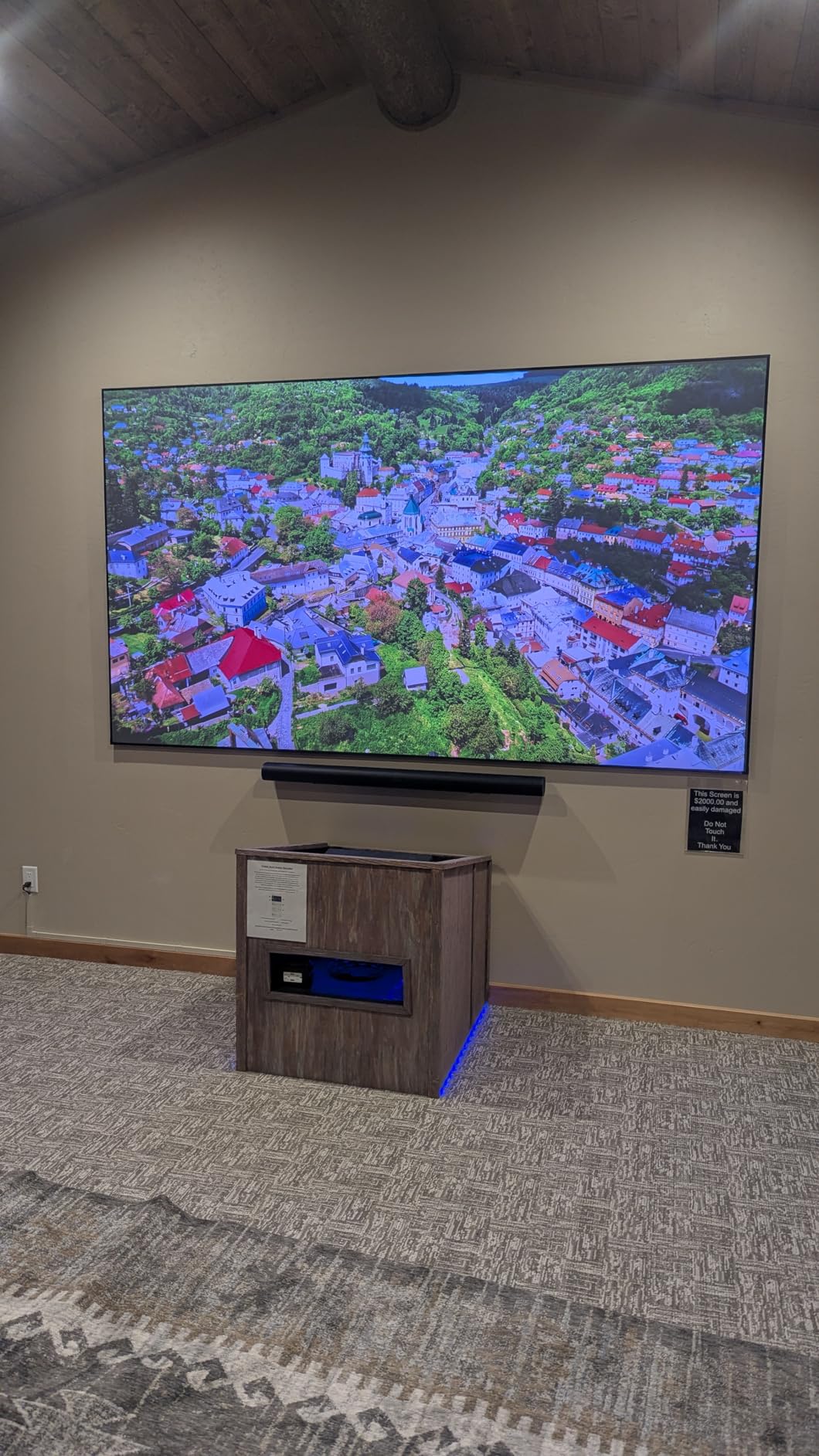 NothingProjector ALR Screen for Ultra Short Throw Projector, 85% Ambient Ceiling Light Rejecting, 100 inch, 4K/8K UHD, Active 3D, Fixed Frame 16:9, Wall Mount Anti Daylight UST, Classic Series NothPJ customer photo 2