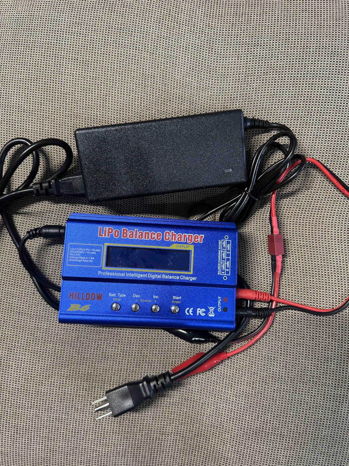 B6 Battery Charger 80W Mini Lipo Balance Charger/Discharger with Power Supply for LiPo/Li-ion/Life Battery(1-6s) NiMH/NiCd (1-15s) RC Car Charger XT60/JST/T Connectors customer photo 1