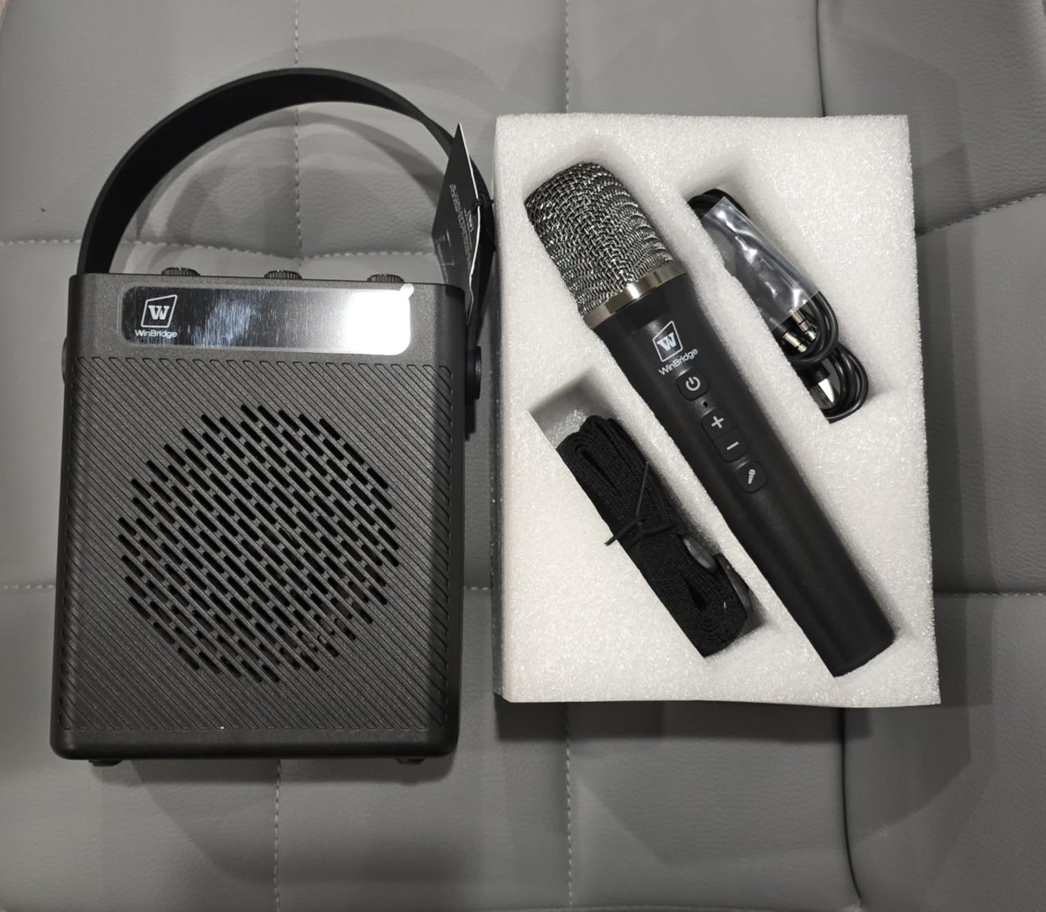 Voice Amplifier with Wireless Microphone & Speaker - Portable Mini Bluetooth PA System with Handheld Mic, 30W Ultra-Light Rechargeable Megaphone for Teachers, Speech & Outdoor Events - S93 Pro customer photo 1