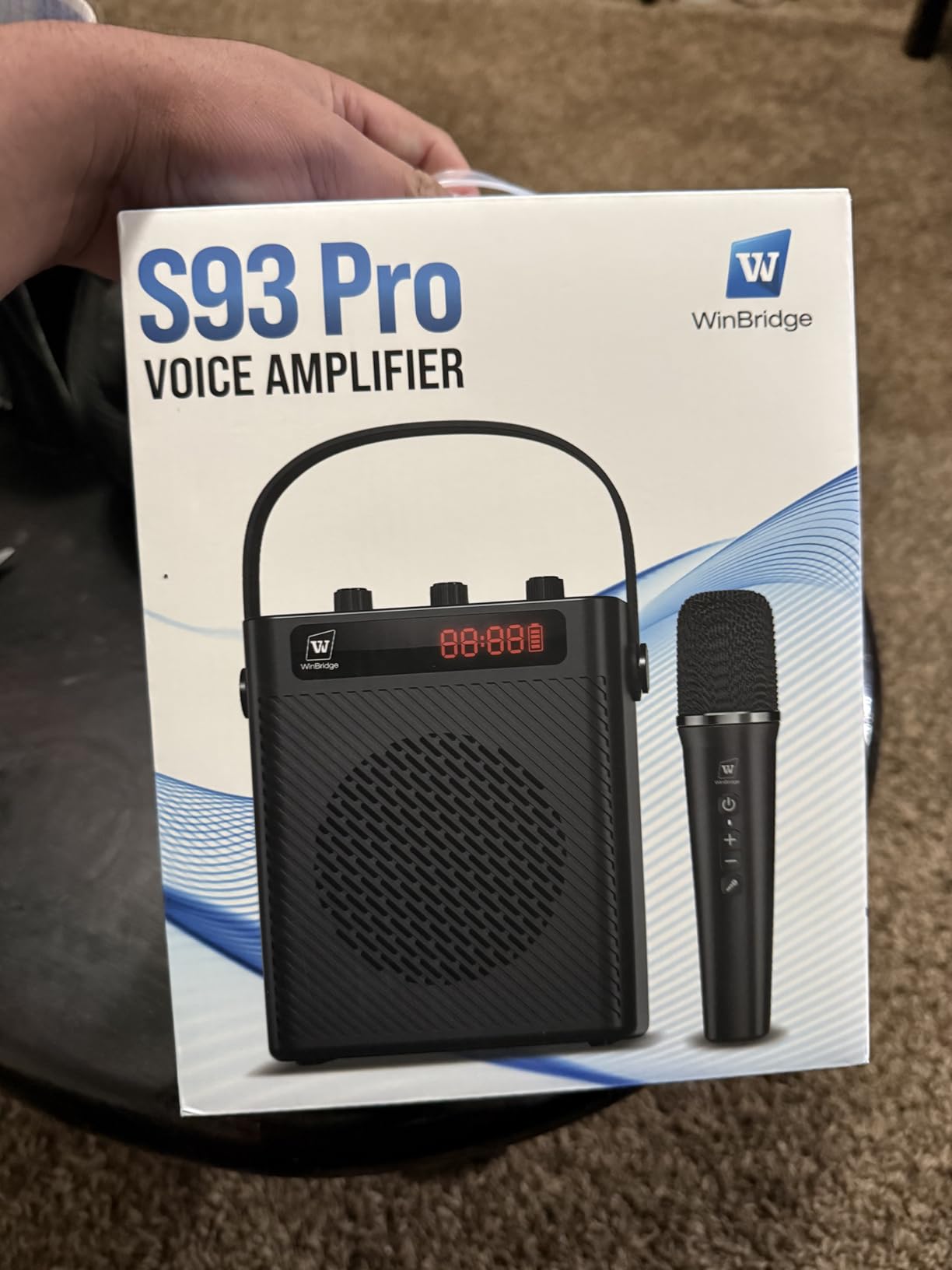Voice Amplifier with Wireless Microphone & Speaker - Portable Mini Bluetooth PA System with Handheld Mic, 30W Ultra-Light Rechargeable Megaphone for Teachers, Speech & Outdoor Events - S93 Pro customer photo 2