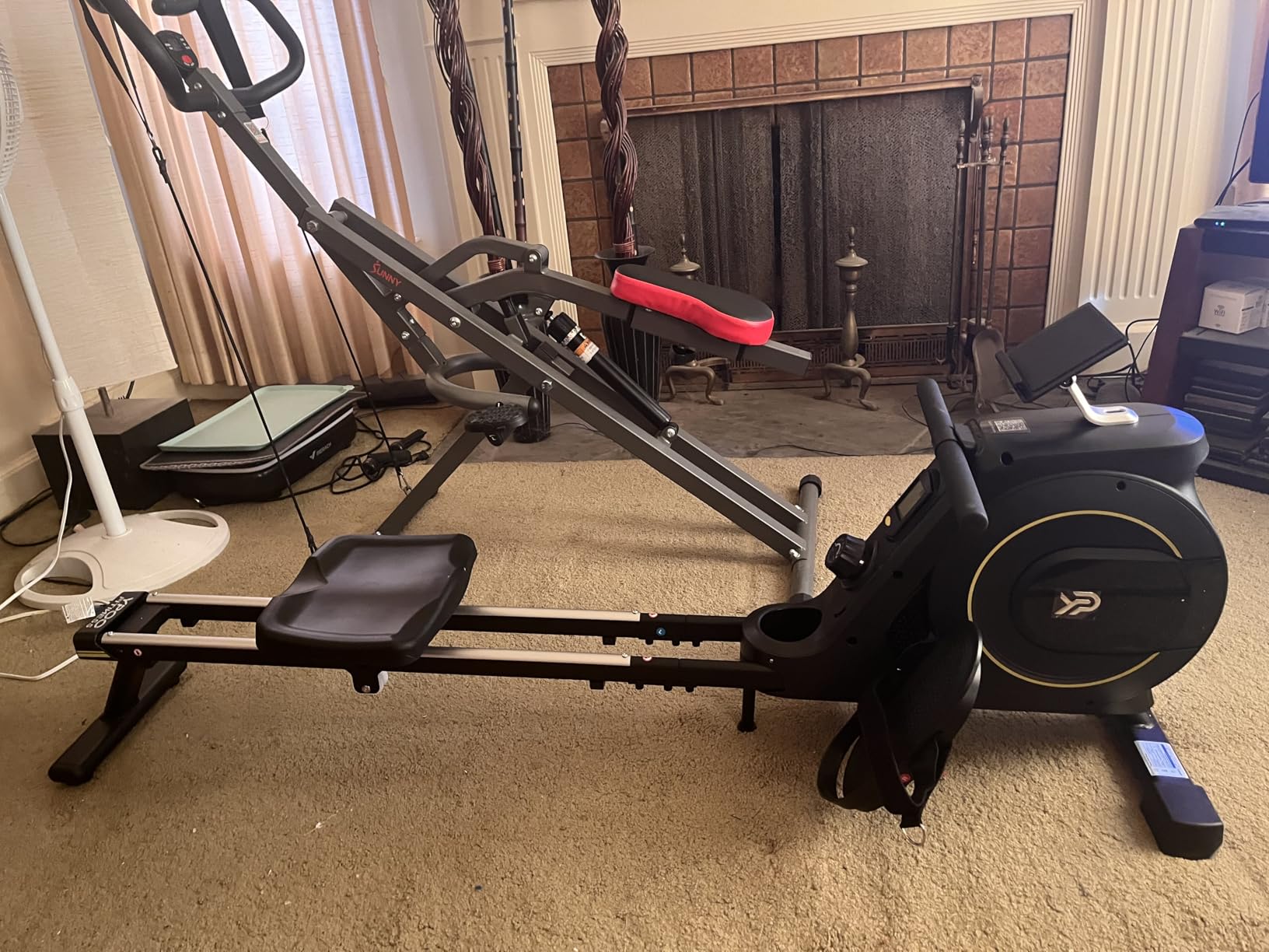 Rowing Machine for Home, 350 LB Capacity, 16-Level Silent Resistance, Magnetic Rowing Machines for Home Foldable, Full-Body Workout Compact Rowing Machine for Cardio & Strength with APP Support customer photo 2