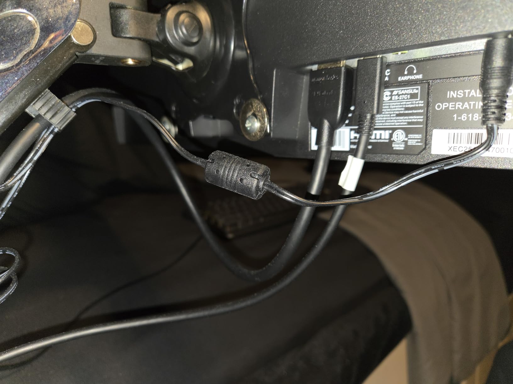 SANSUI 27 Inch Curved 240Hz Gaming Monitor FHD 1080P, 1500R Curve Computer Monitor, 130% sRGB, 4000:1 Contrast, HDR, FreeSync, MPRT 1Ms, Low Blue Light, HDMI DP Ports, Metal Stand customer photo 1