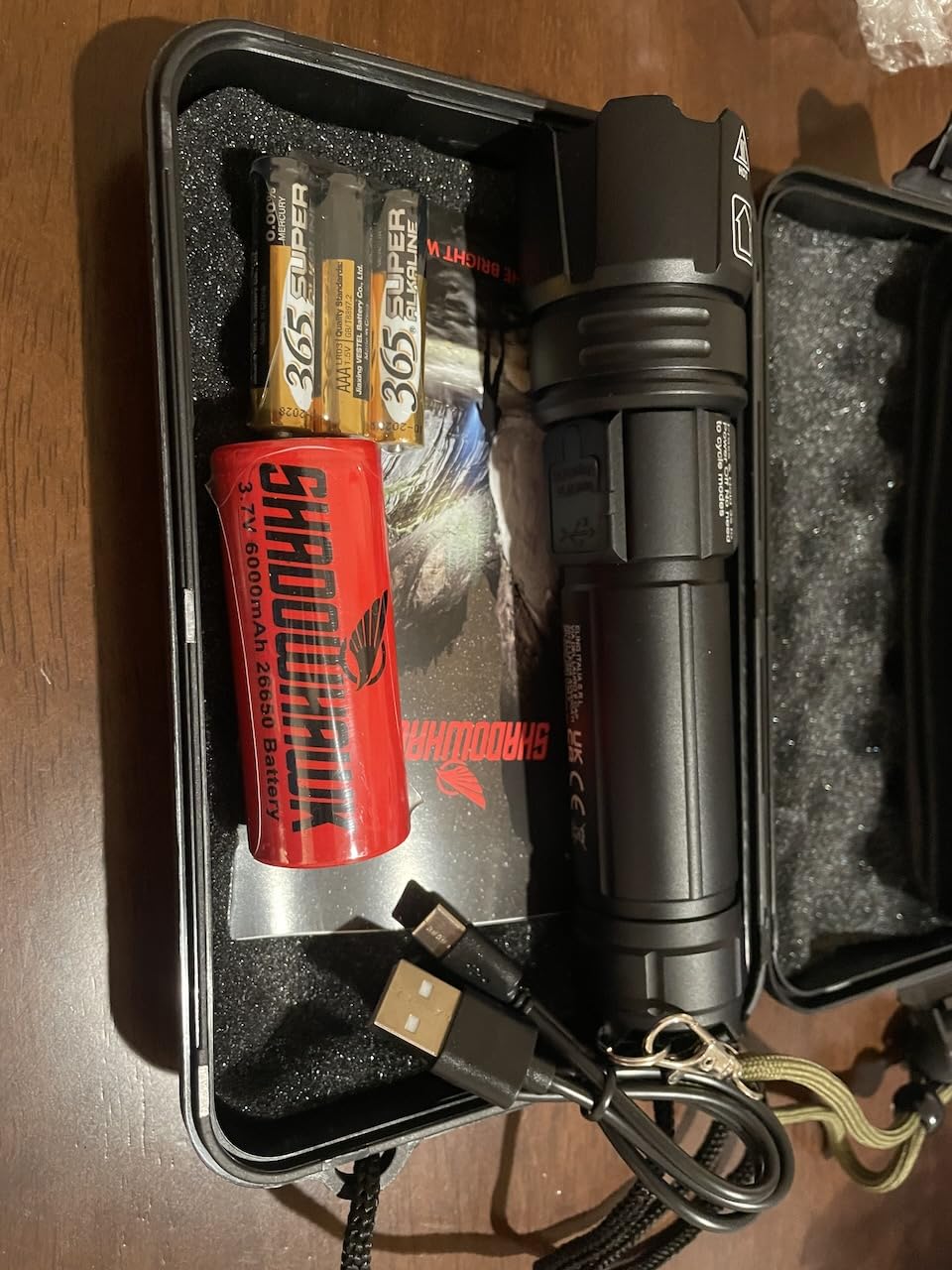 Flashlight 10000 High Lumens Rechargeable - 30W Super Bright LED Flash Light | 5000ft Beam & 12H Long Lasting USB C High Powered Handheld Police Flashlight for Home, Camping, Hiking, Emergency customer photo 1