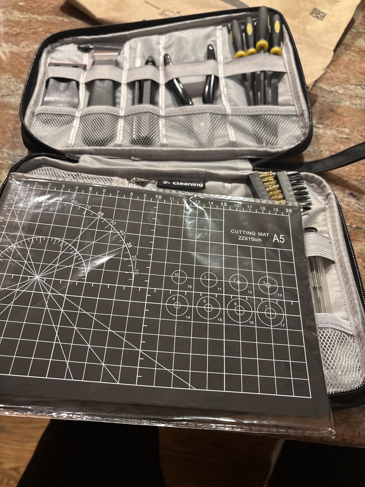 3D Printer Tools Kit, 34pcs 3D Printer Accessories for All FDM/SLA Printers Includes Nozzle Cleaning Tools, Removal Scrapers, Finishing Tools, 5 Types of Files,Brushes, Wire Cutter, Engraving Knife customer photo 2