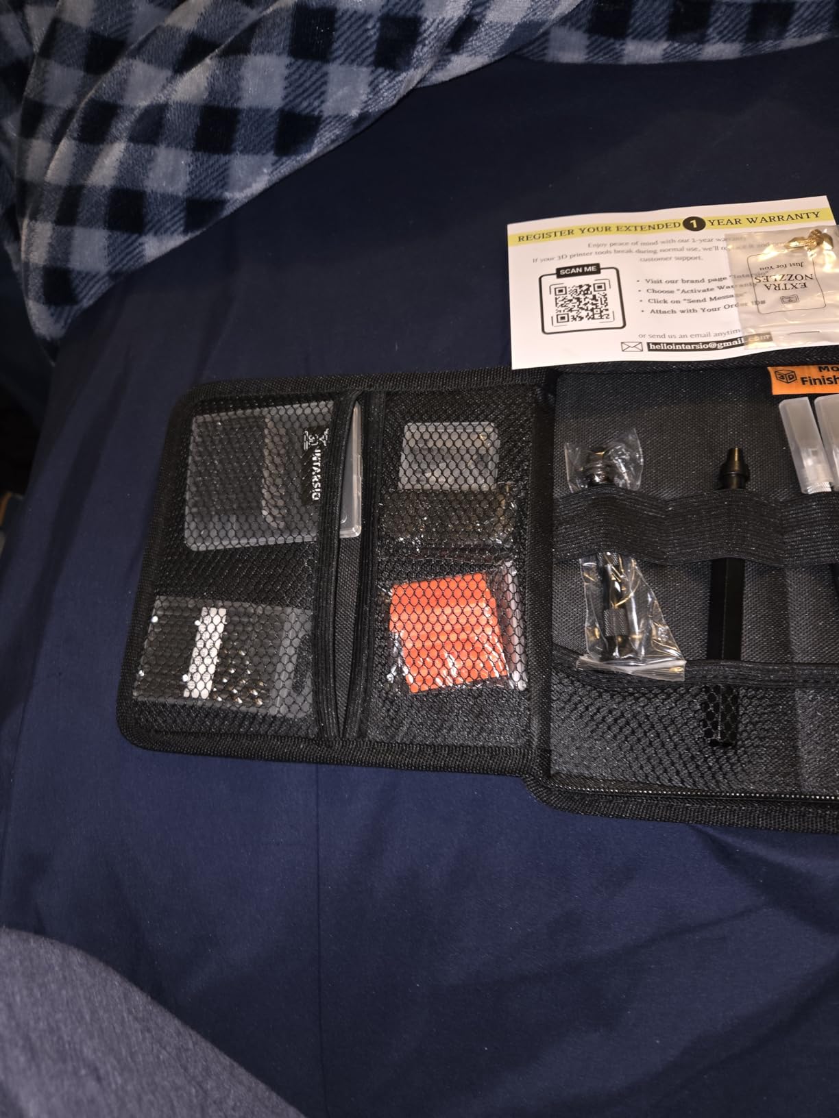 68Pcs 3D Printer Tools Kit with Storage Case, 3D Printer Accessories - Deburring Tool, 3D Printer Removing Scrapers, Metal Files, Brushes, Hand Drill, Tweezers, for Bambu Lab, Ender 3, Kobra, etc. customer photo 1