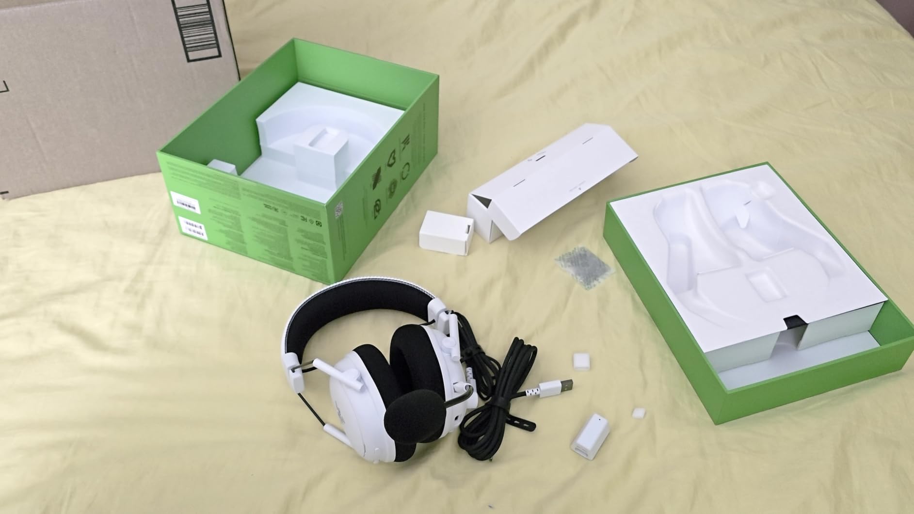 Razer BlackShark V3 Pro Wireless ANC Gaming Headset for PC: Full Band Mic - 50mm Drivers - 2.4 GHz, Bluetooth, USB, 3.5mm - Works with Mac, PS5, Nintendo Switch, Smartphone - 70 Hr Battery - Black customer photo 2