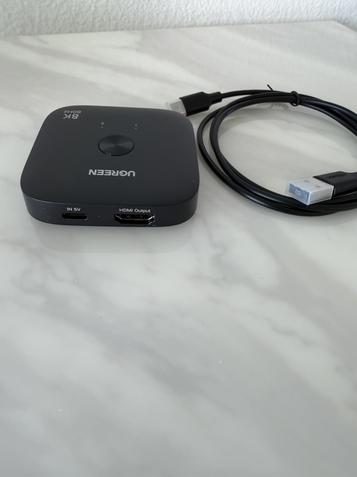 UGREEN HDMI 2.1 Switch 2 in 1 Out 8K@60Hz Ultra HD Supports 4K@240Hz 4K@120Hz VRR HDR10+ Dolby Atmos 48Gbps HDMI Switcher Compatible with Switch/Switch 2 PS5 Xbox Roku Firestick Apple TV customer photo 2