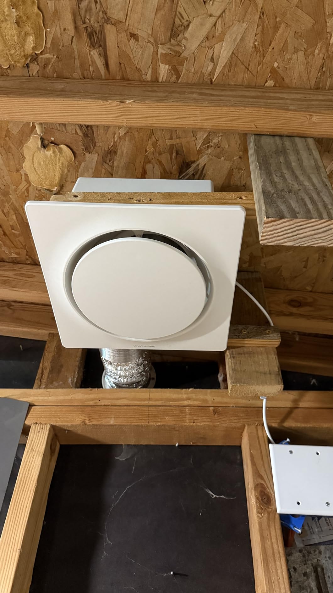 VIVOHOME AutoFlow Bathroom Exhaust Fan with Humidity Sensor (160-110-30CFM) - Energy-Saving EC Motor, 10.2-inch Ceiling Retrofit Bath Fan, No Attic Access Needed customer photo 1