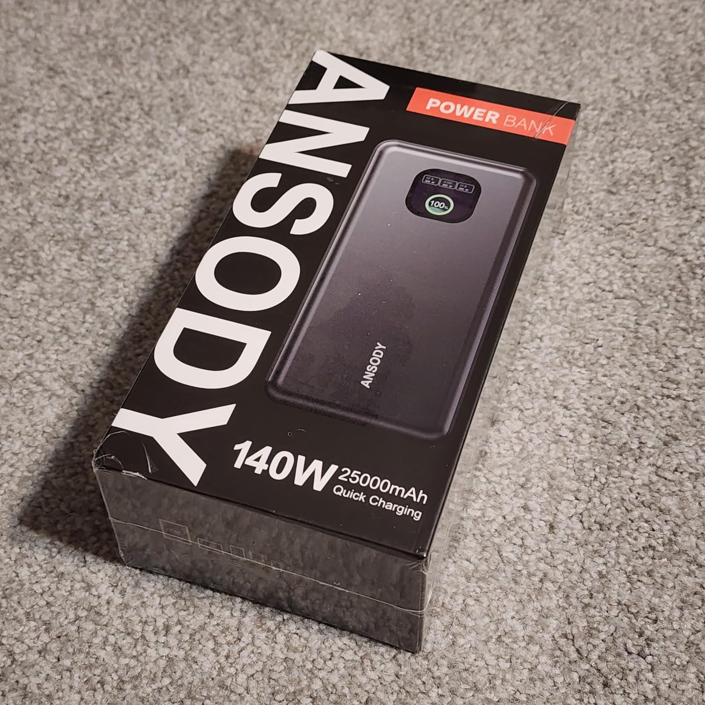 140W Power Bank, 25000mAh Laptop Portable Charger with Smart Digital Display, PD3.1 Fast Charging Battery Pack for MacBook Dell XPS iPad Tablet Steam Deck iPhone 17-12 Series Samsung Switch and More customer photo 2