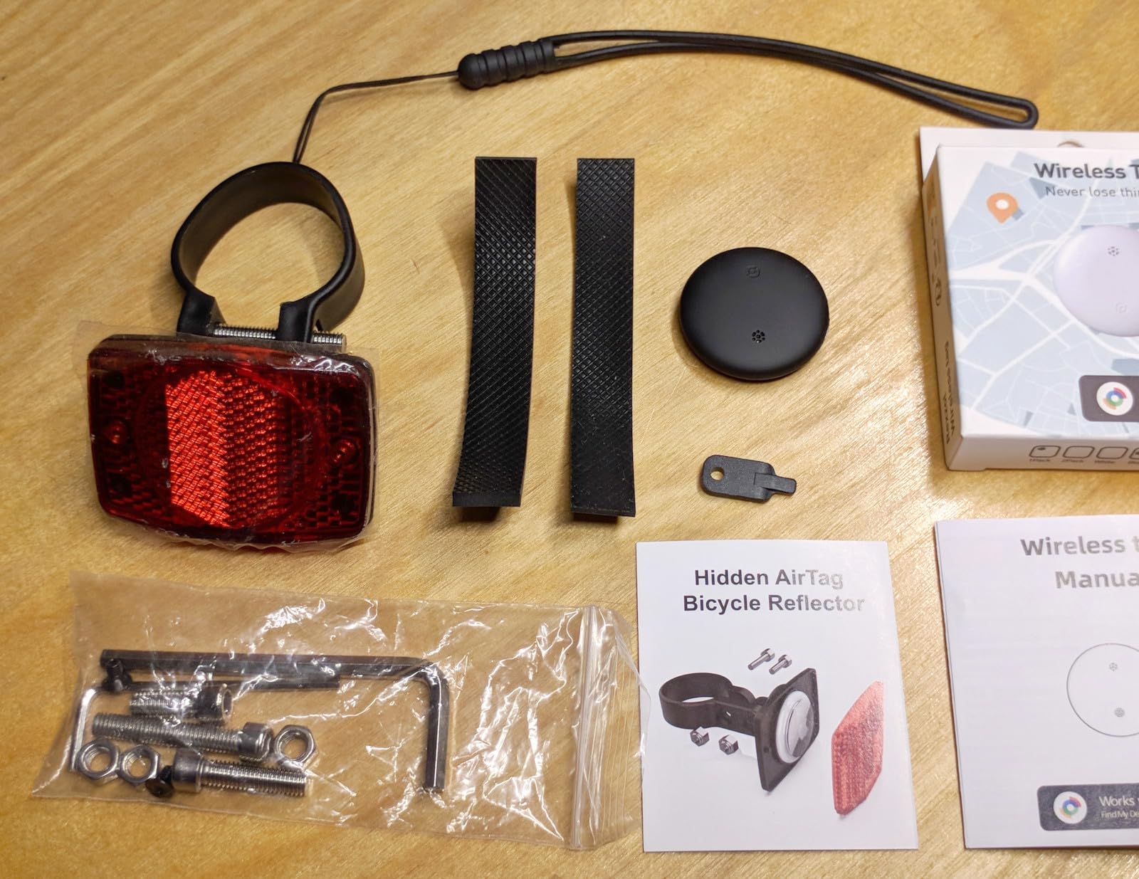 Bike Tracker for Android, Android Airtag Compatible with Google Find My Device App, Replaceable Battery Item Finder, Tracker Tag for Keys, Suitcase, Backpack, Wallet, Luggage (for Bike) customer photo 2