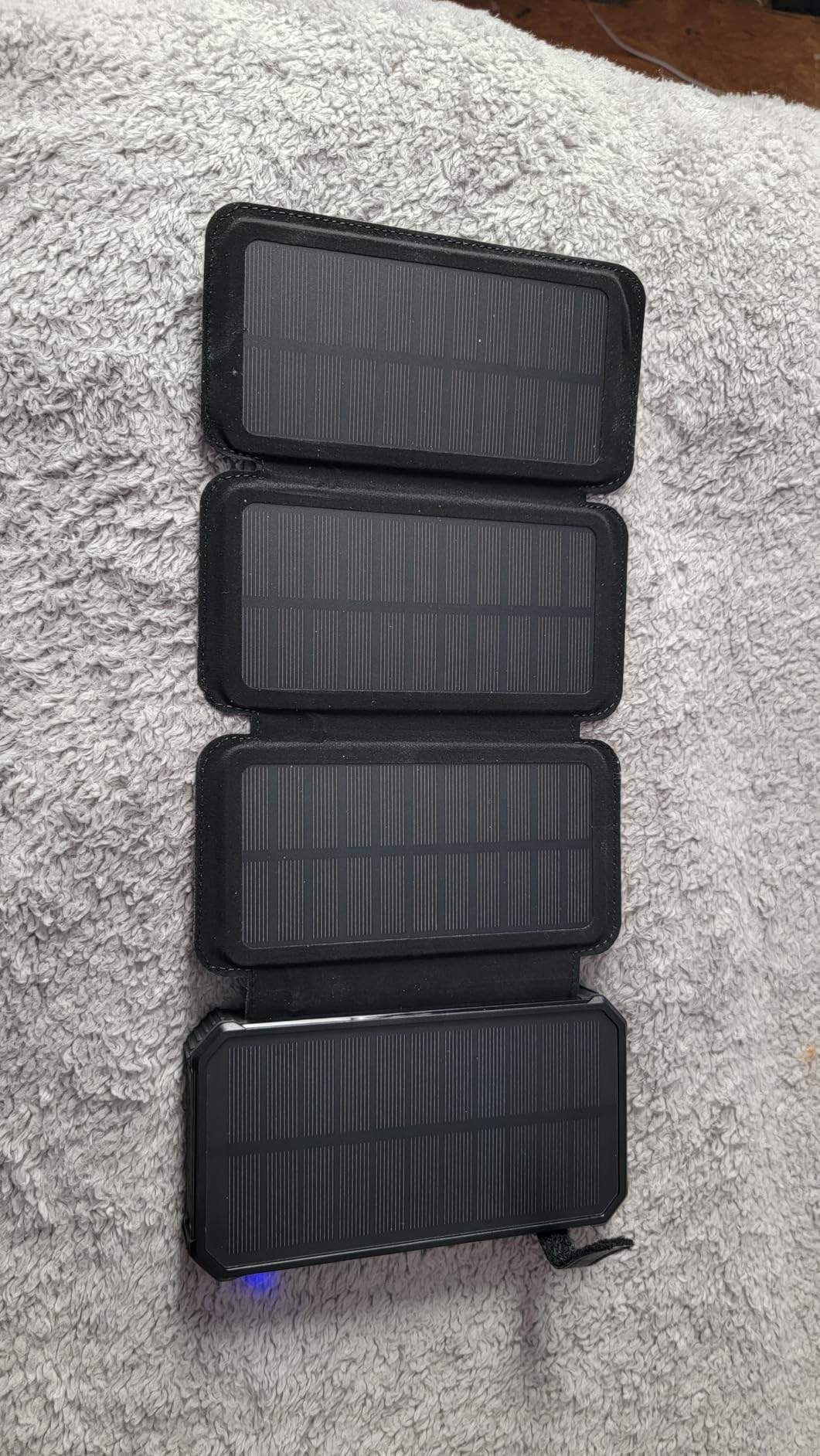 SOARAISE Solar Charger Power Bank - 48000mAh Wireless Portable Charger Built-in 4 Cables and 4 Solar Panels, PD QC 3.0 Fast Charging USB C Battery Pack with Flashlight for Camping Travel customer photo 2