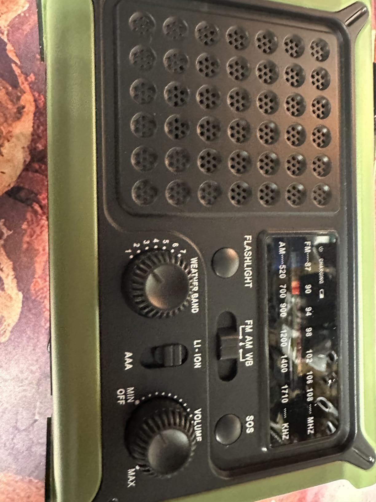 Emergency Weather Radio with Large Solar Panel, Efficient Hand Crank & Real 12000mAh Battery | AM/FM/NOAA Bands, LED Flashlight, Reading Lamp, SOS Alarm & Phone Charger for Camping & Emergencies customer photo 1