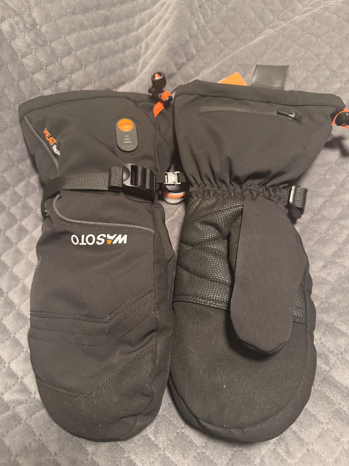 Heated Mittens Gloves for Women Men 3000mAh Rechargeable Waterproof Ski Gloves for Winter Work Skiing Snowboarding Hiking Camping customer photo 1