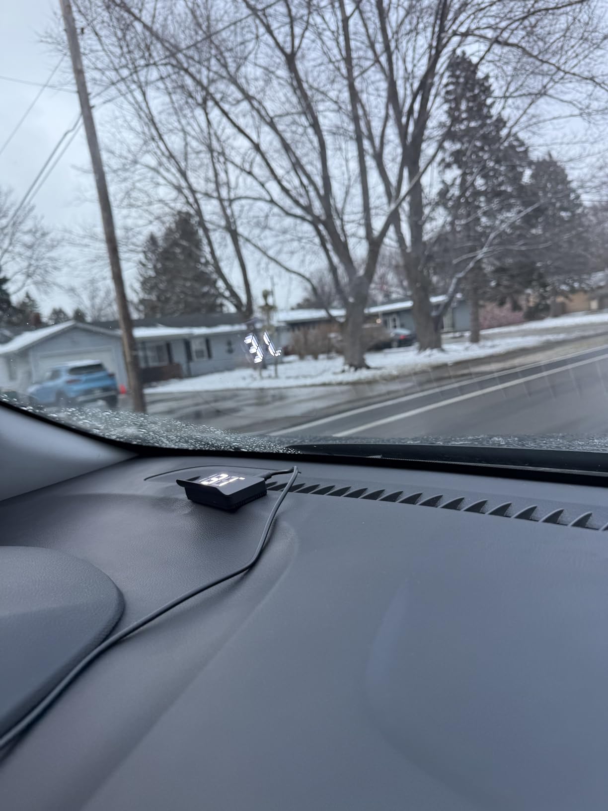 Heads up Display for Cars, Car HUD, Head up Display for Car, Digital GPS HUD Speedometer, USB Cable Plug and Play, Automatic Brightness Adjustment, Large Font Display (K1-White) customer photo 2