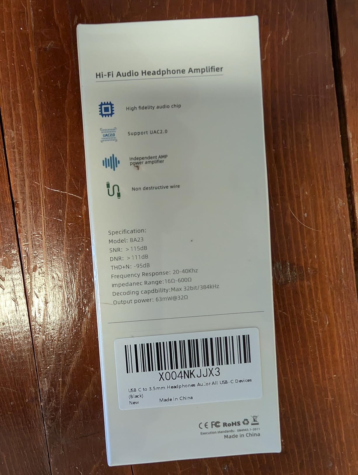 USB C to 3.5mm Audio Adapter with Dual Chip CX31993 MAX97220 DAC & HiFi Amplifier, 8-Strand 4N Single Crystal Silver-Plated Copper Cable,USBC to Headphones Aux Dongle for Android iPhone PC Mac (Black) customer photo 1