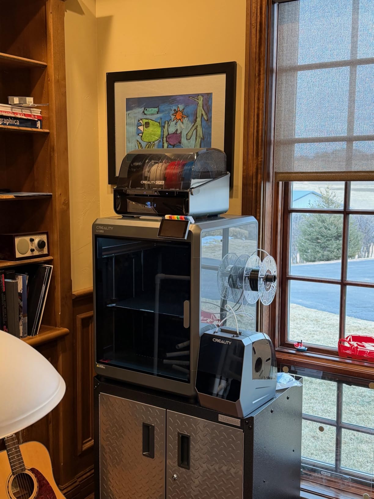 Creality K2 Plus Combo 3D Printer, Multi Color Printing with New CFS, Max 600mm/s Printing Speed, Full-auto Leveling, Next-Gen Direct Drive Extruder, Dual Al Camera, Build Volume 350 * 350 * 350mm customer photo 1