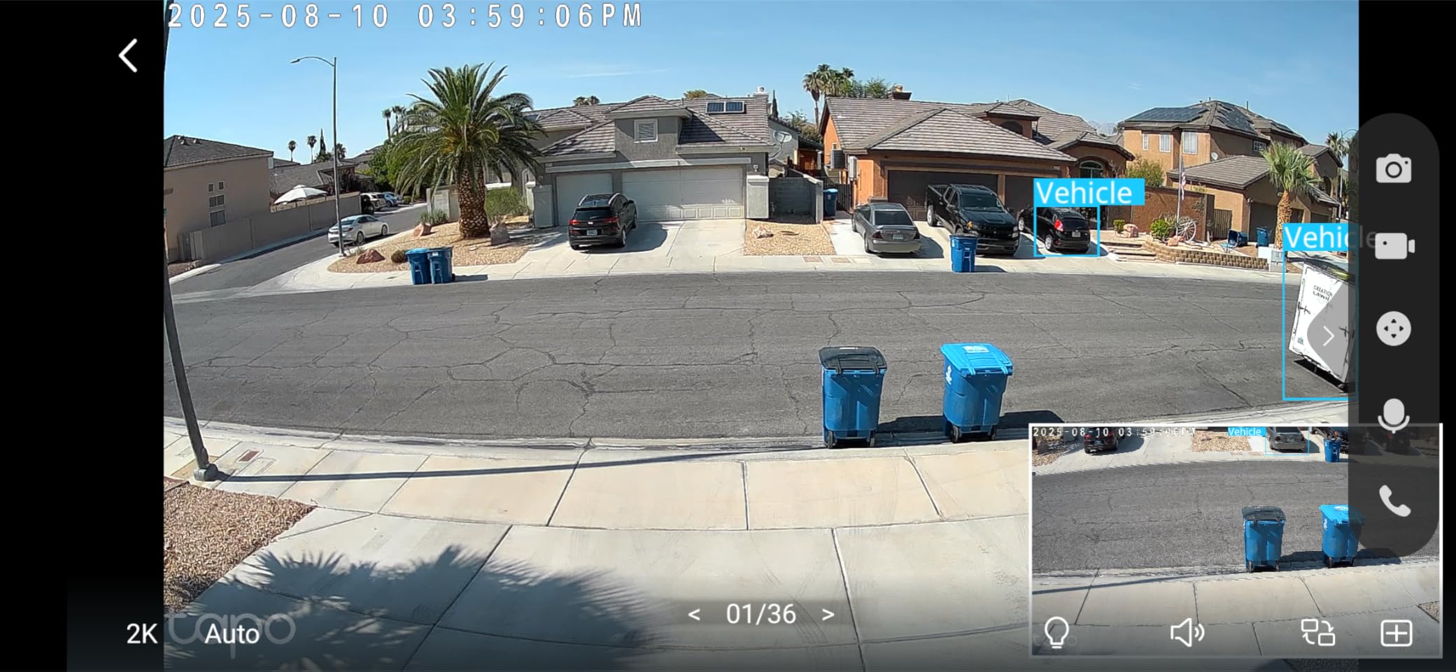 Tapo 2K Indoor/Outdoor Dual Lens Pan/Tilt Wired Security Camera - 125° Wide-Angle View + 6mm Zoom, Motion Track, Person/Vehicle Detection, Subscription-Free Local Storage or Optional Cloud, C246D customer photo 1