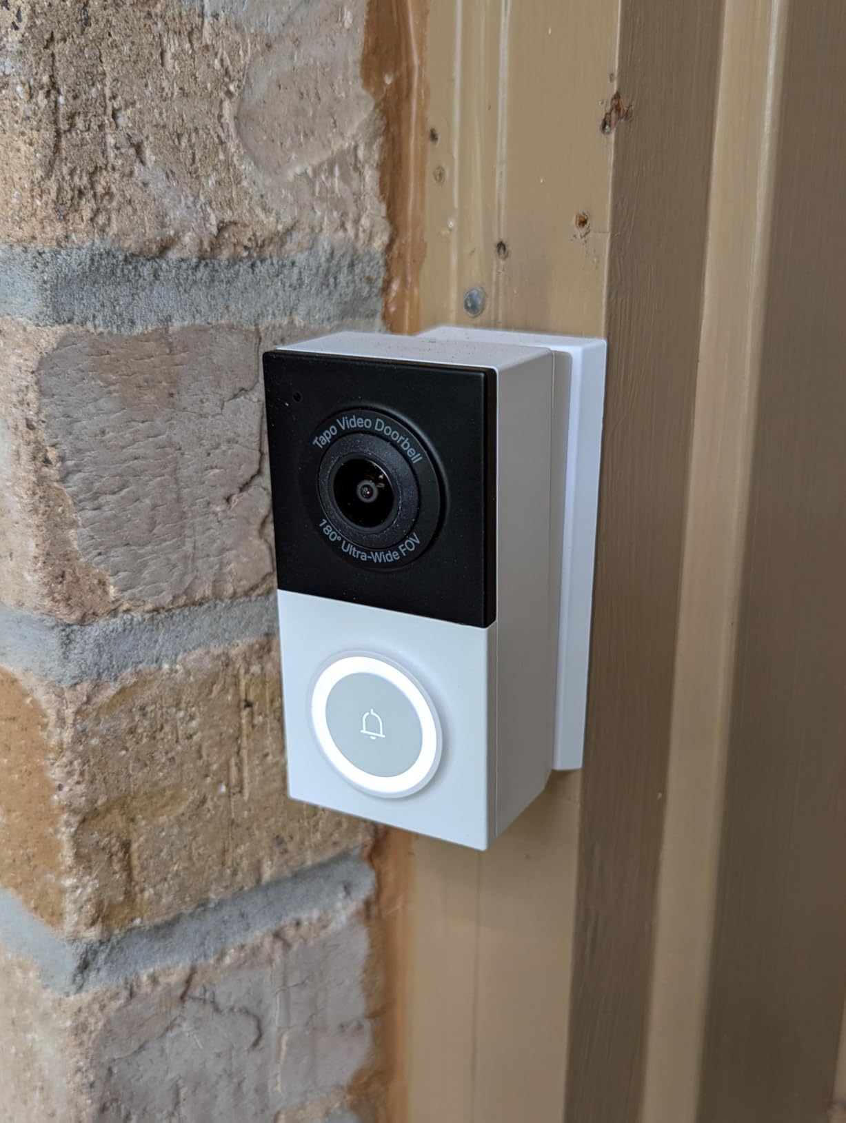 Tapo 2K Wireless Smart Video Doorbell - 160° Ultra-Wide View, Person Detection, 2-Way Talk, Ring Call, Night Vision, Subscription-Free Local Storage or Optional Cloud, Works with Alexa, D205 customer photo 1